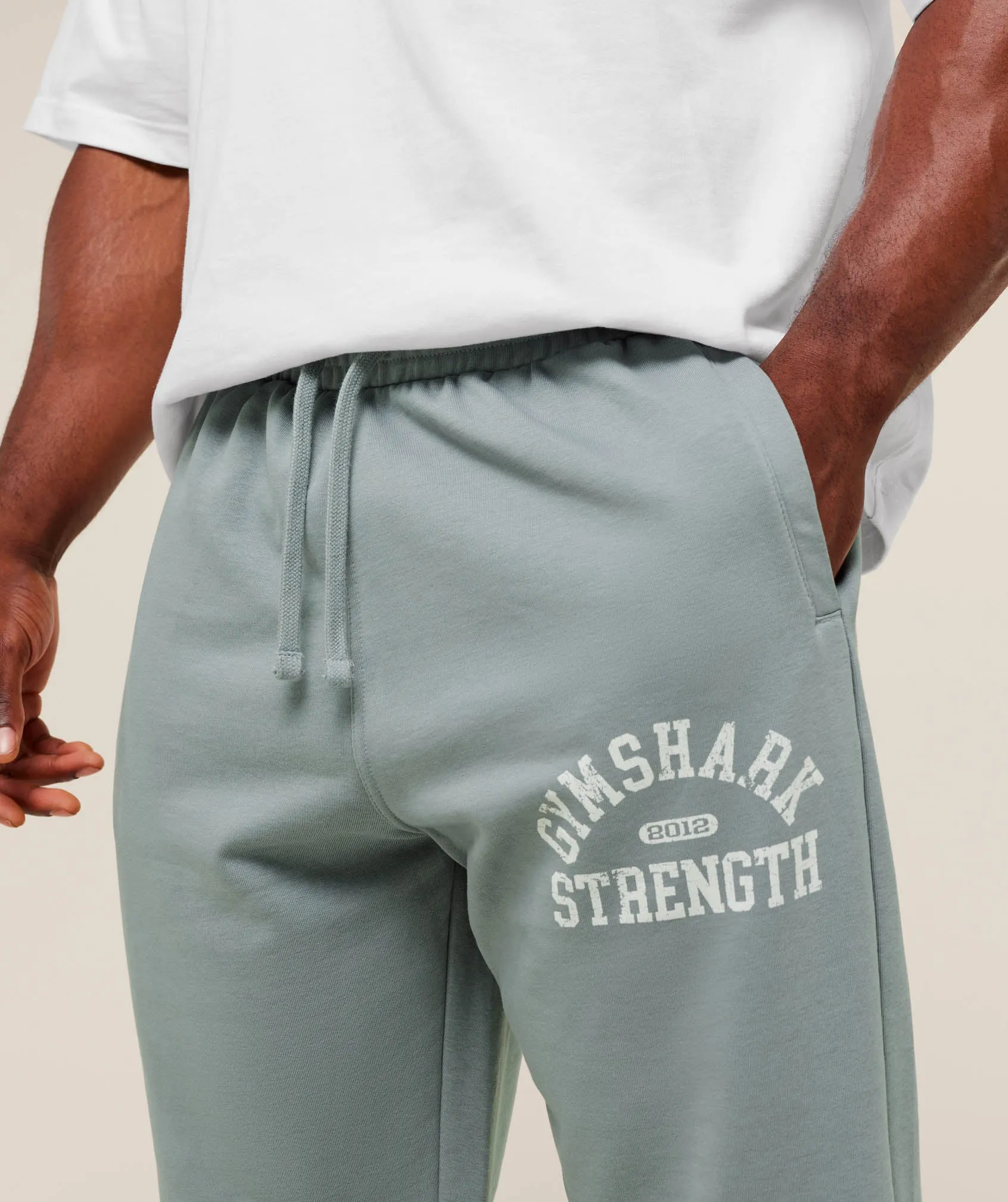 Gymshark 2012 Strength Joggers - Denim Grey sold by Gymshark product image thumbnail 5
