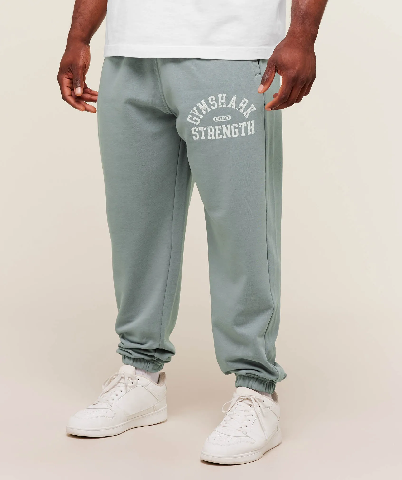 Gymshark 2012 Strength Joggers - Denim Grey sold by Gymshark product image thumbnail 3