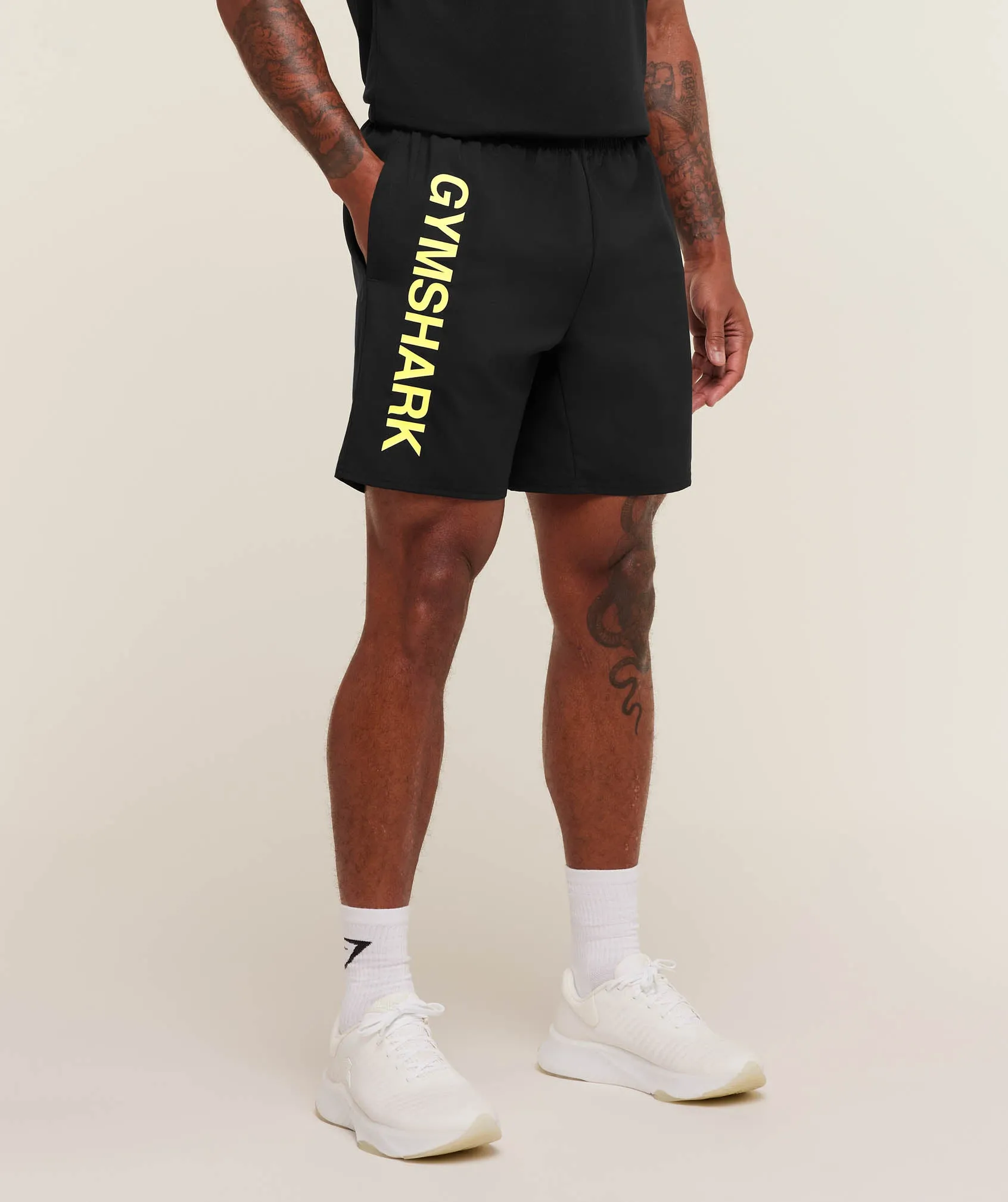 Gymshark Conditioning 7" Shorts - Black sold by Gymshark