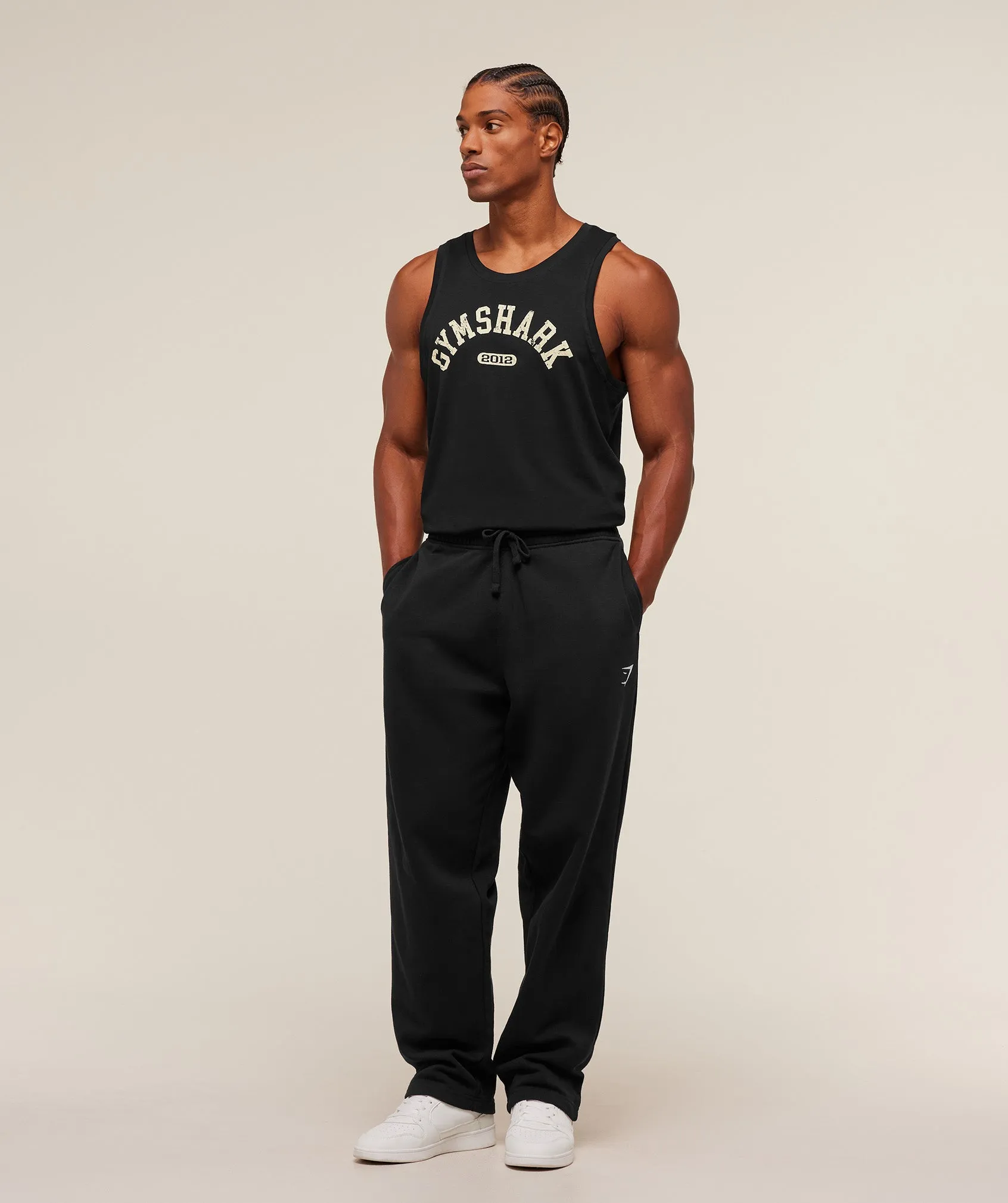 Gymshark 2012 Strength Tank - Black sold by Gymshark product image thumbnail 5