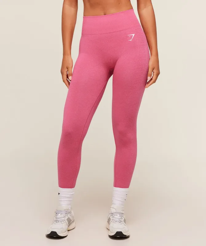 Gymshark Vital Soft Leggings - GS Vintage Rouge Pink/ Marl sold by Gymshark