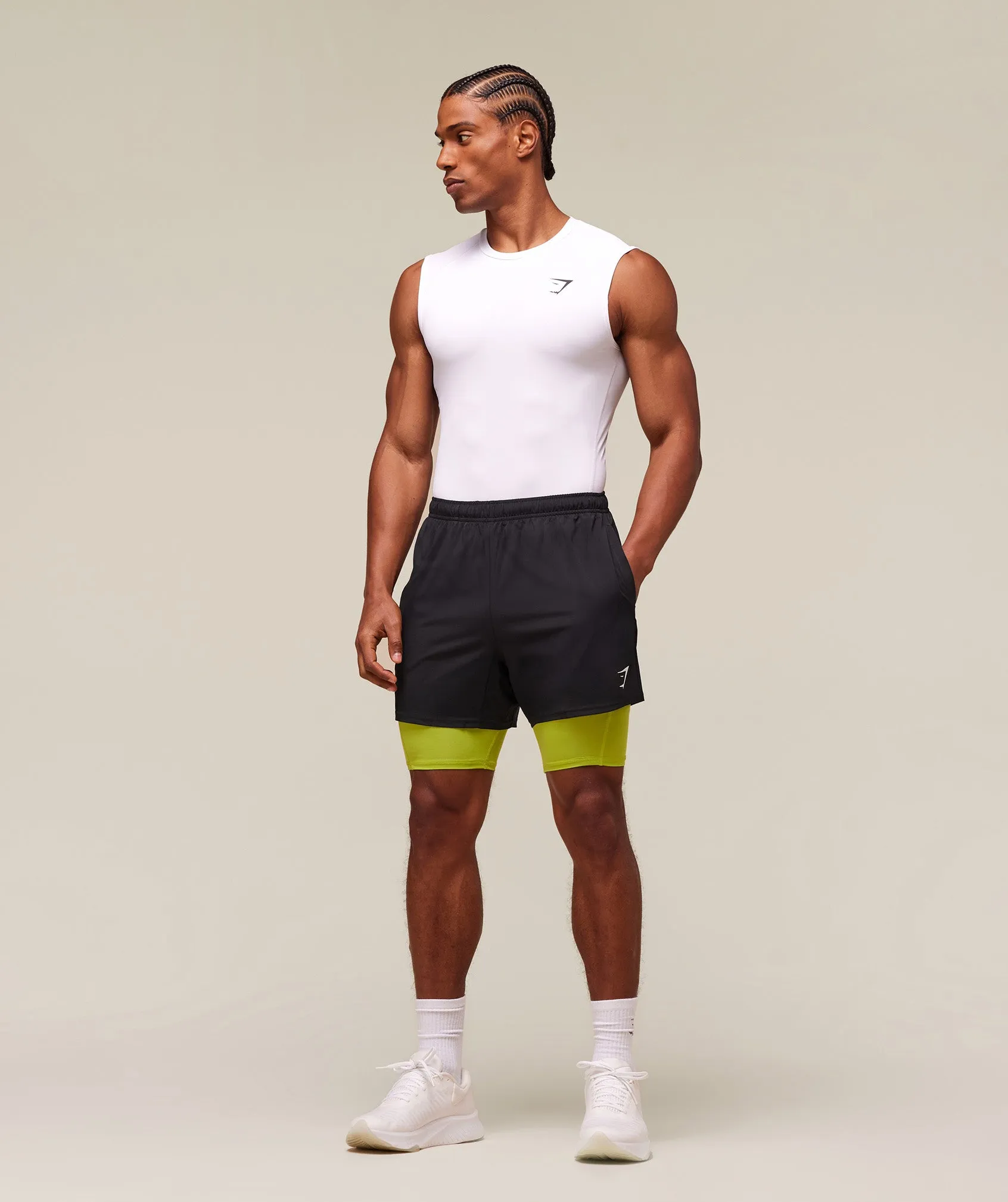 Gymshark Element Baselayer Half Tight - Zest Green sold by Gymshark product image thumbnail 5