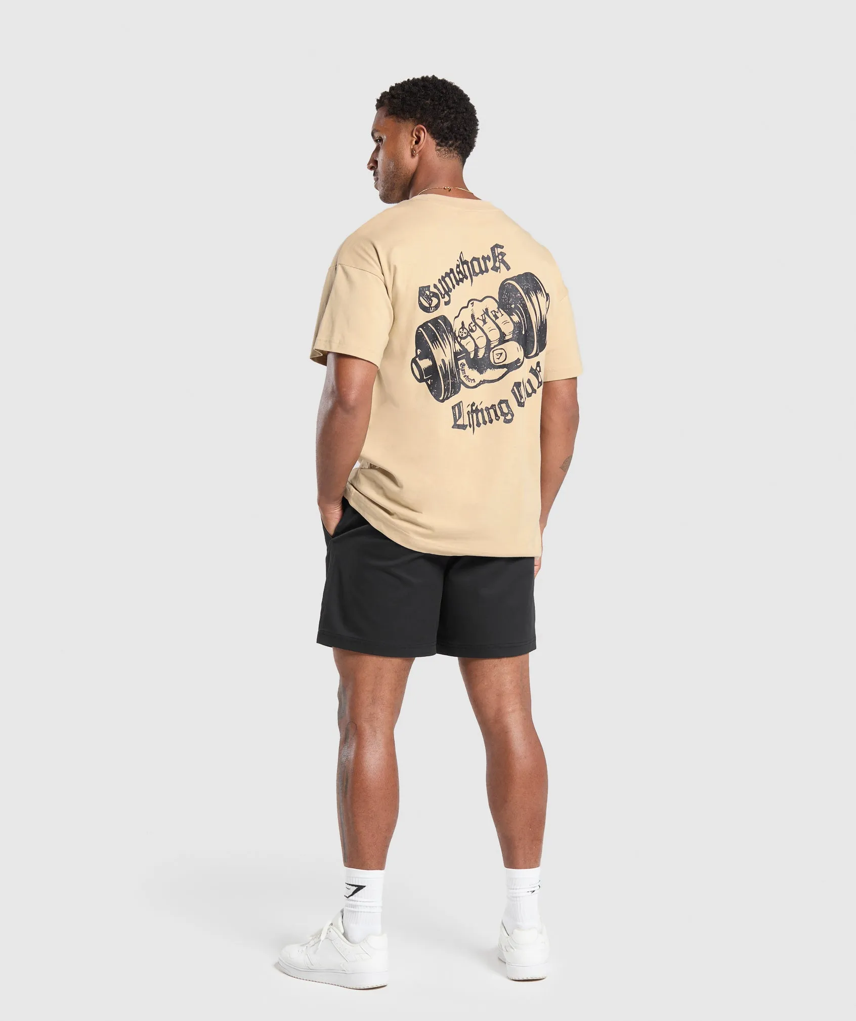 Gymshark Lifting Club Apparel Graphic T-Shirt - Vanilla Beige sold by Gymshark product image thumbnail 4