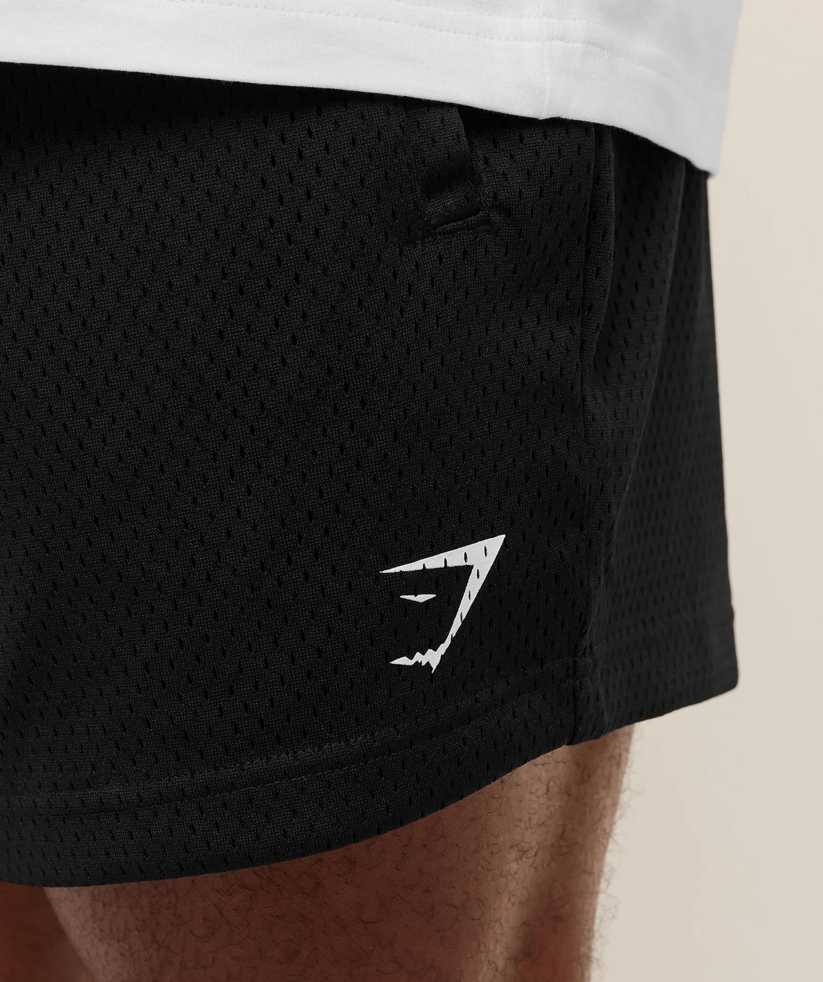 Gymshark Lifting Mesh 5" Shorts - Black sold by Gymshark product image thumbnail 4