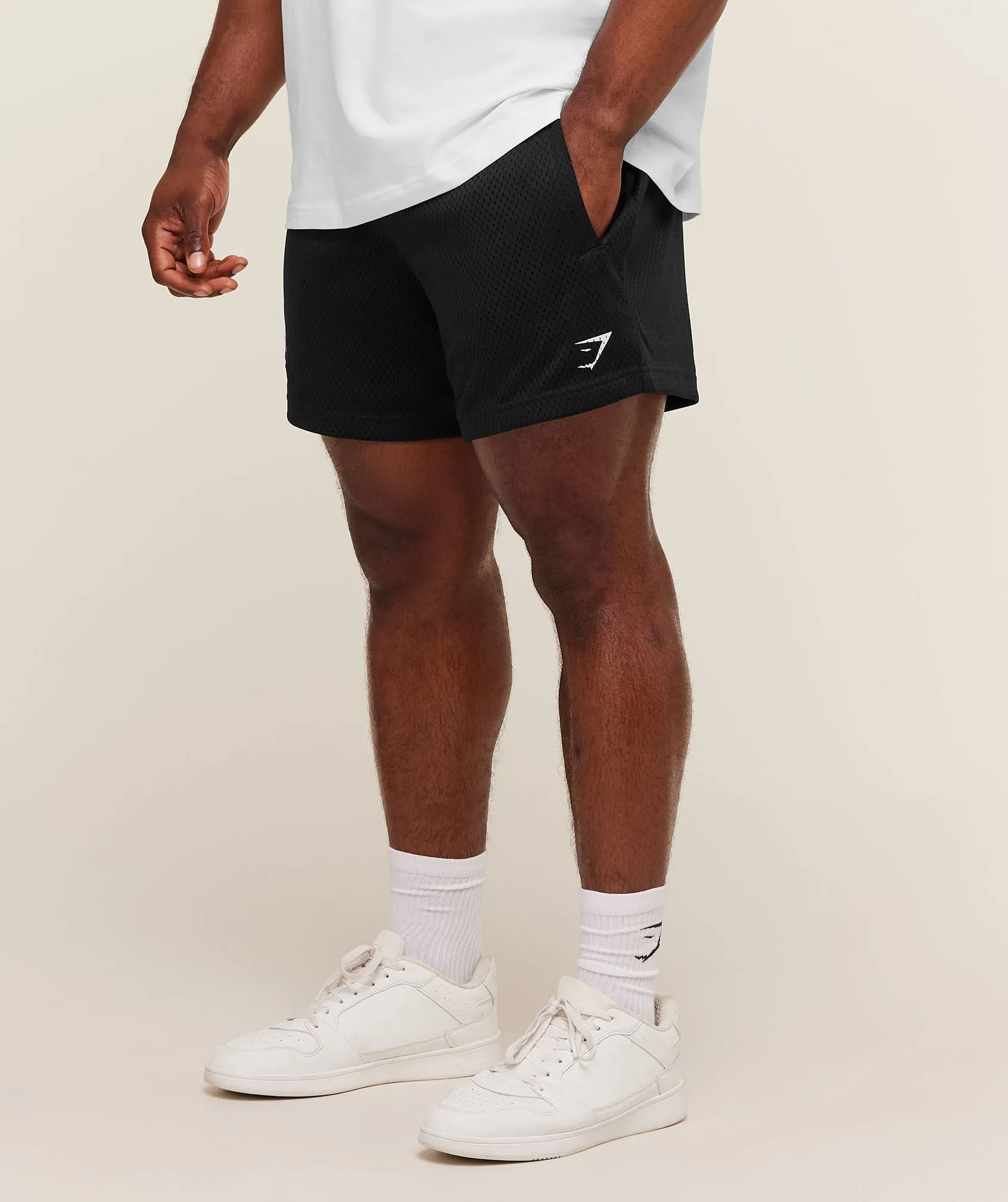 Gymshark Lifting Mesh 5" Shorts - Black sold by Gymshark product image thumbnail 3