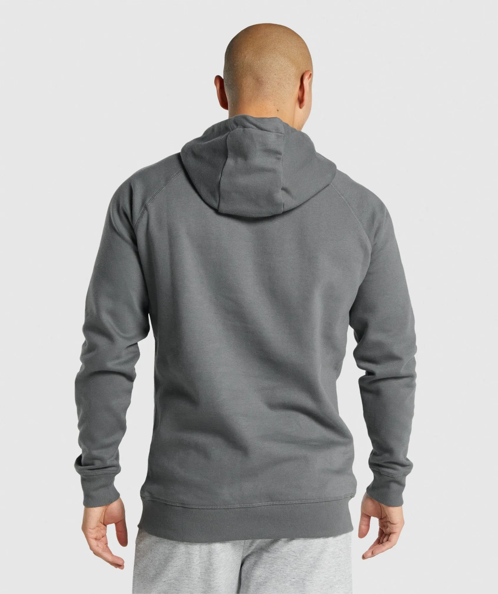 Gymshark Block Infill Hoodie - Charcoal sold by Gymshark product image thumbnail 2