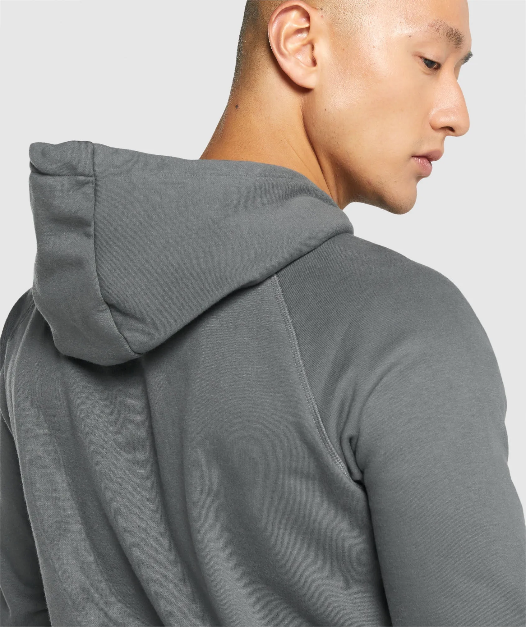 Gymshark Block Infill Hoodie - Charcoal sold by Gymshark product image thumbnail 5