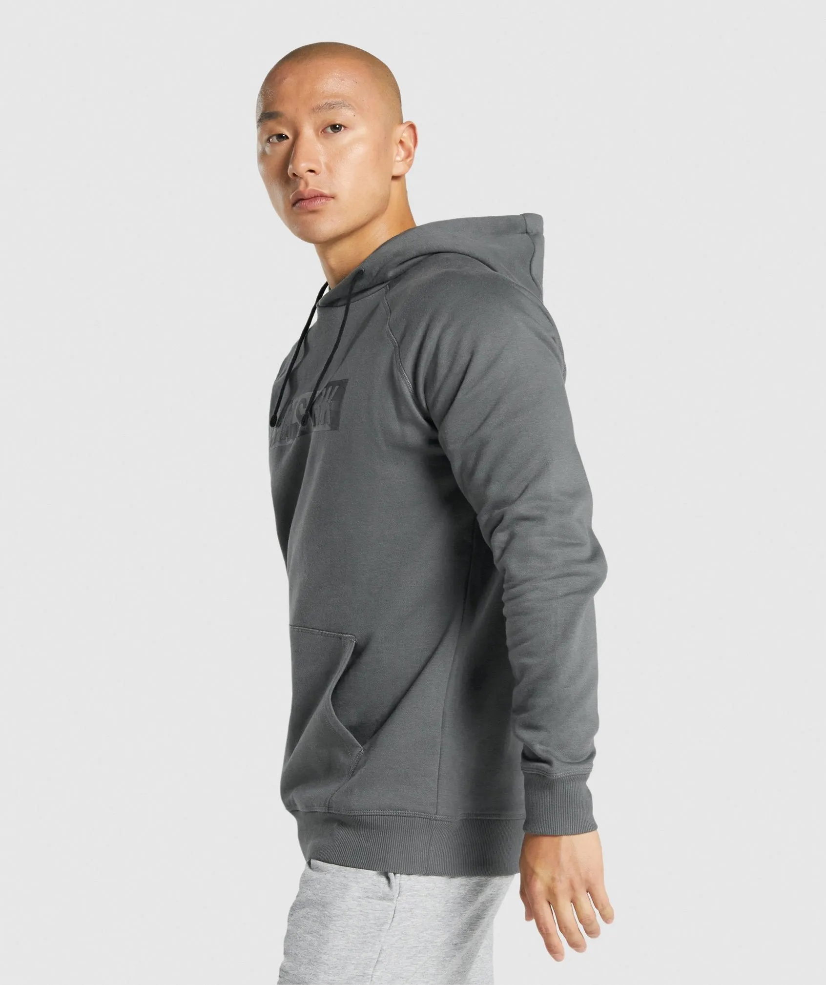 Gymshark Block Infill Hoodie - Charcoal sold by Gymshark product image thumbnail 3