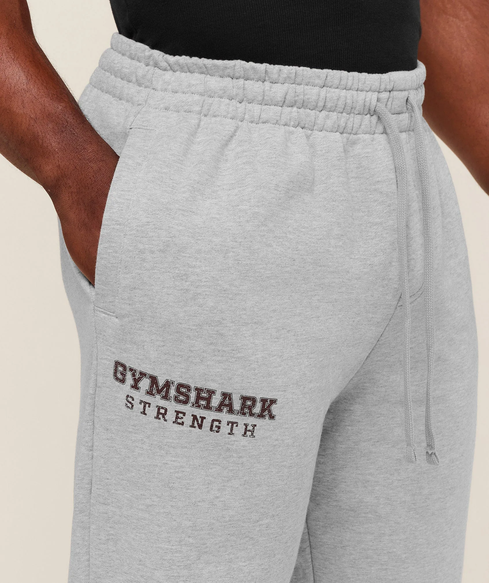 Gymshark Gymshark Strength Jogger - Light Grey Core Marl sold by Gymshark product image thumbnail 5