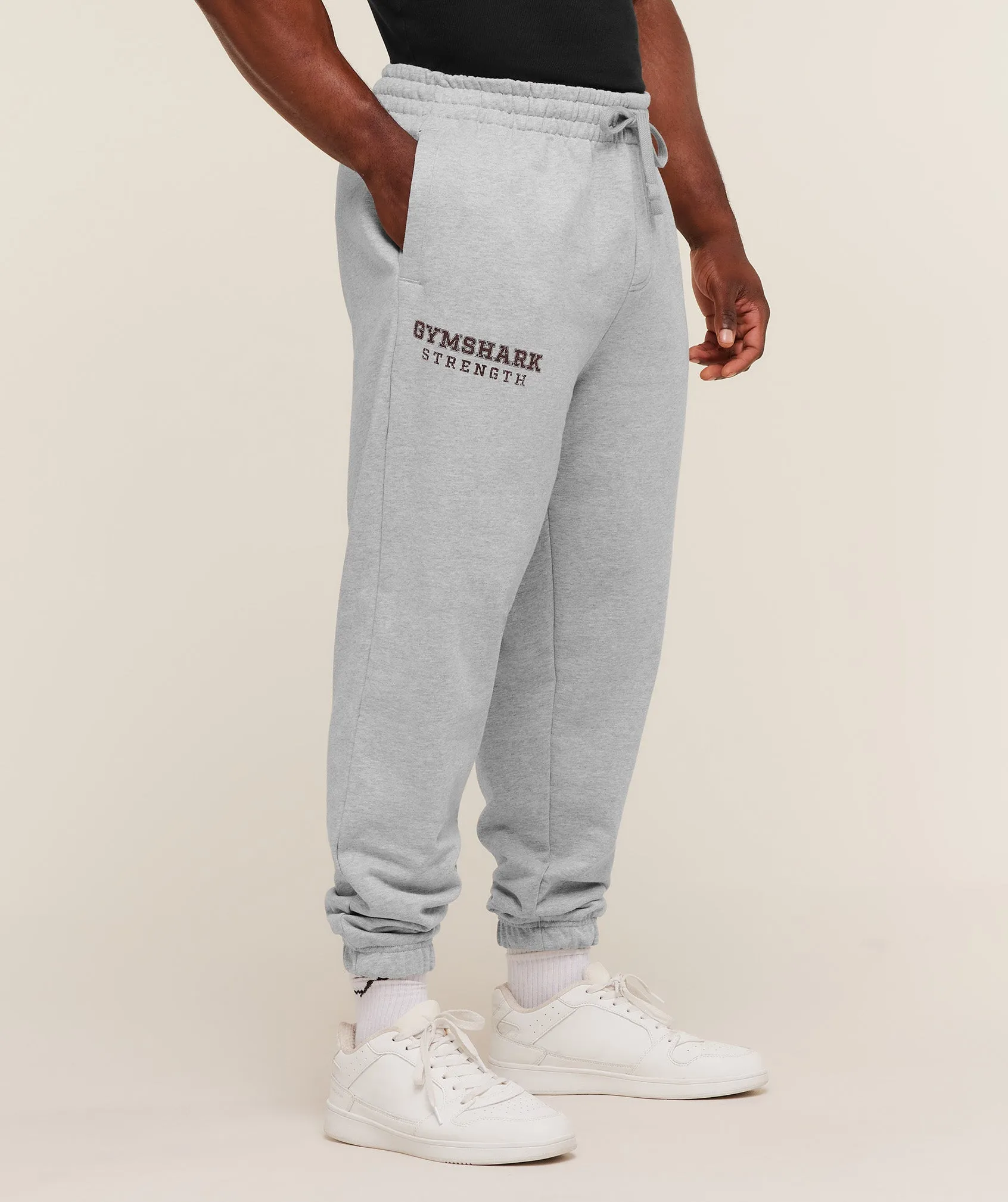 Gymshark Gymshark Strength Jogger - Light Grey Core Marl sold by Gymshark product image thumbnail 3