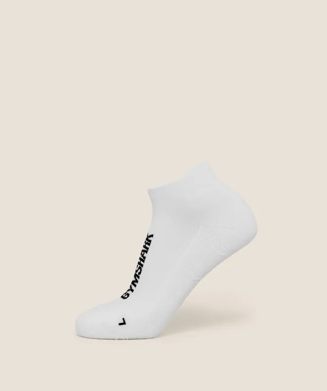 Gymshark Grip Trainer Socks - White sold by Gymshark