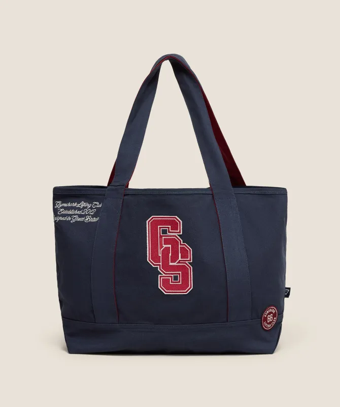 Gymshark Collegiate Tote Bag - Heavy Blue sold by Gymshark