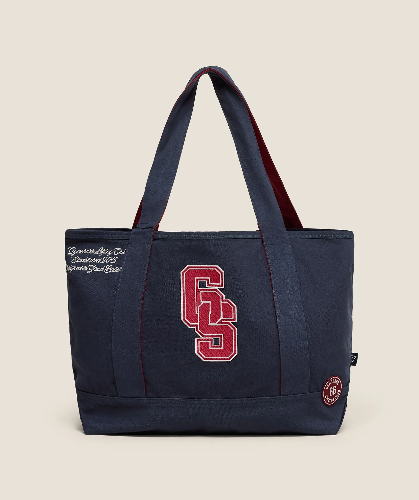 Gymshark Collegiate Tote Bag - Heavy Blue sold by Gymshark