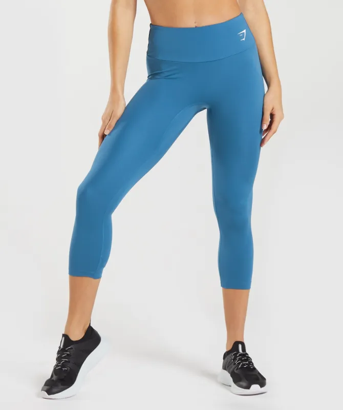 Gymshark Training 7/8 Leggings - Lakeside Blue sold by Gymshark