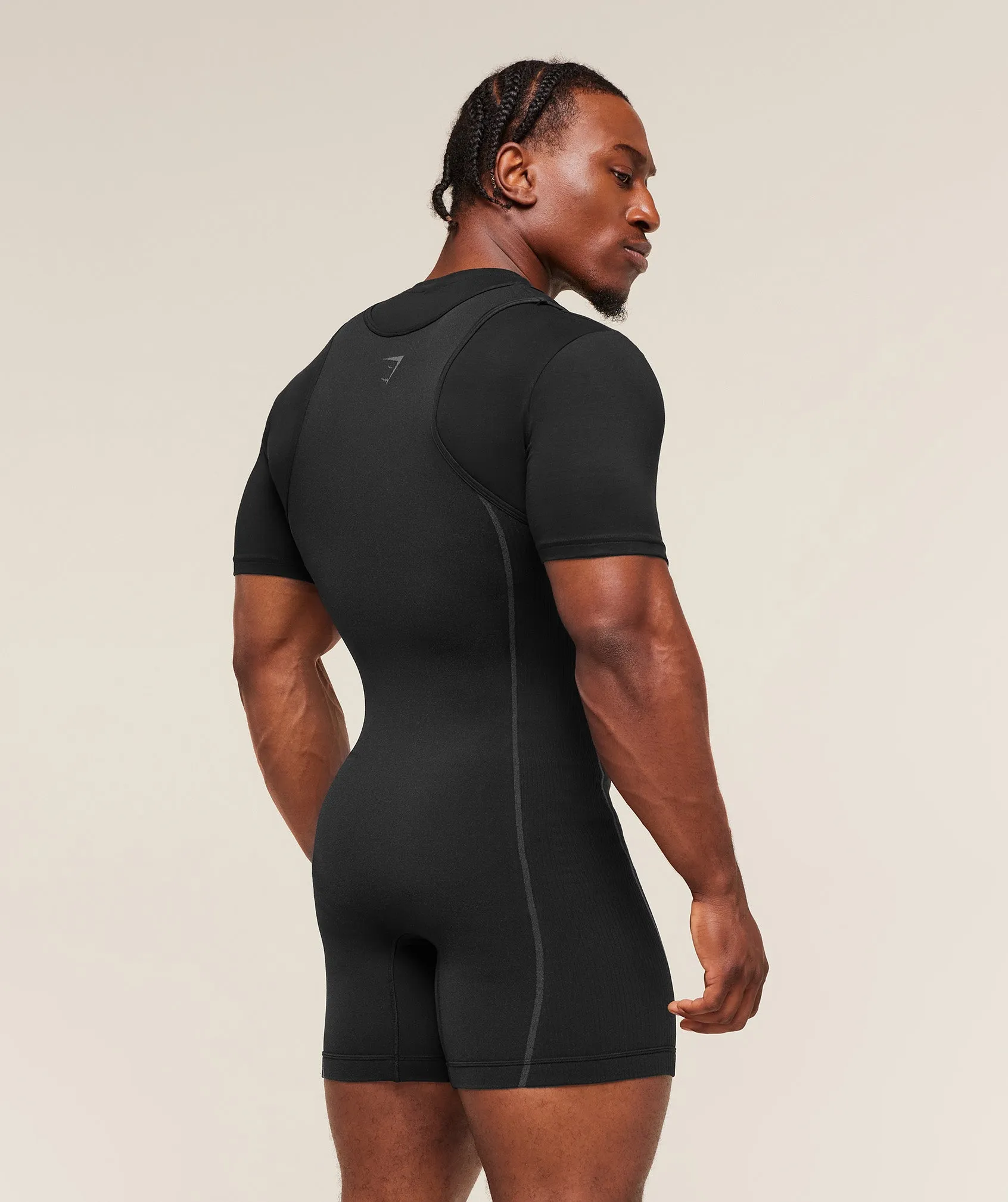 Gymshark Seamless Singlet - Black/Pitch Grey sold by Gymshark product image thumbnail 3