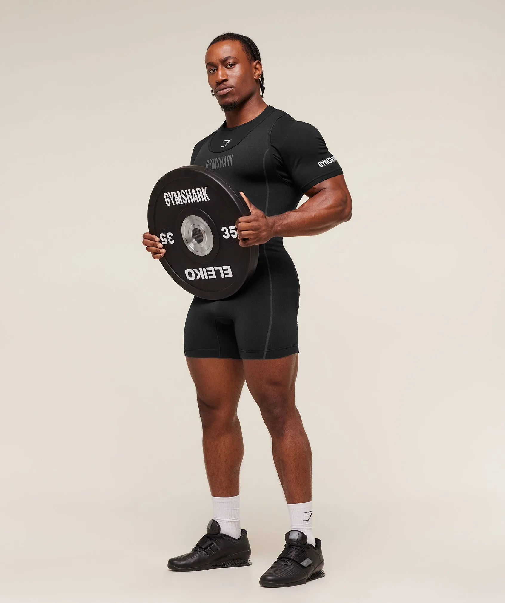 Gymshark Seamless Singlet - Black/Pitch Grey sold by Gymshark product image thumbnail 4