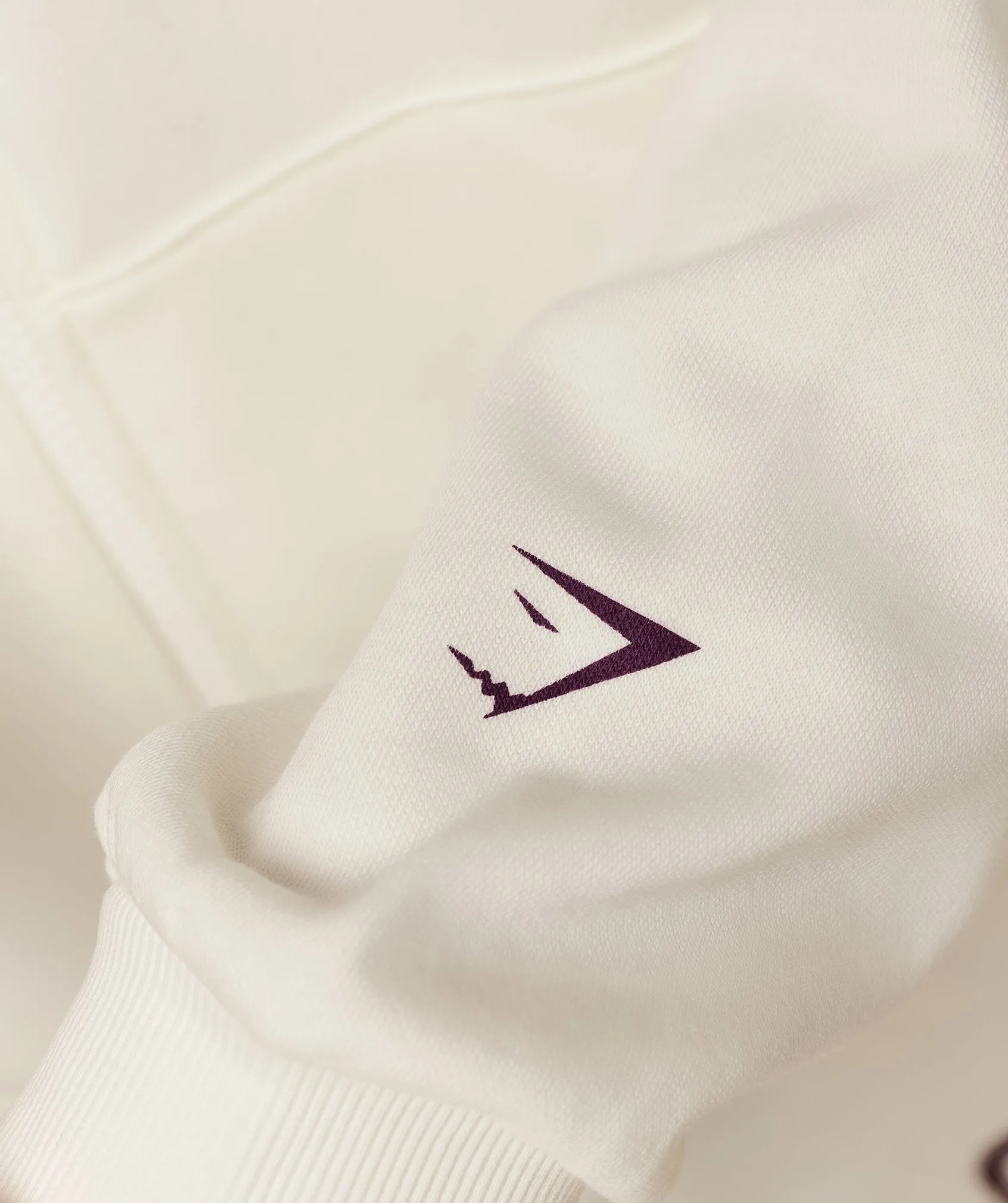 Gymshark GSLC Graphic Zip Up Hoodie - Soft White sold by Gymshark product image thumbnail 5