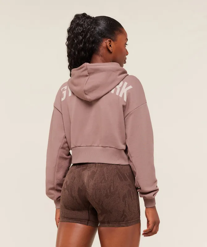 Gymshark Power Midi Zip Hoodie - Chestnut Pink sold by Gymshark