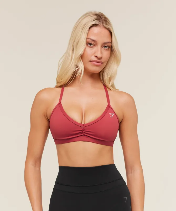 Gymshark Minimal Sports Bra - Athletic Burgundy sold by Gymshark