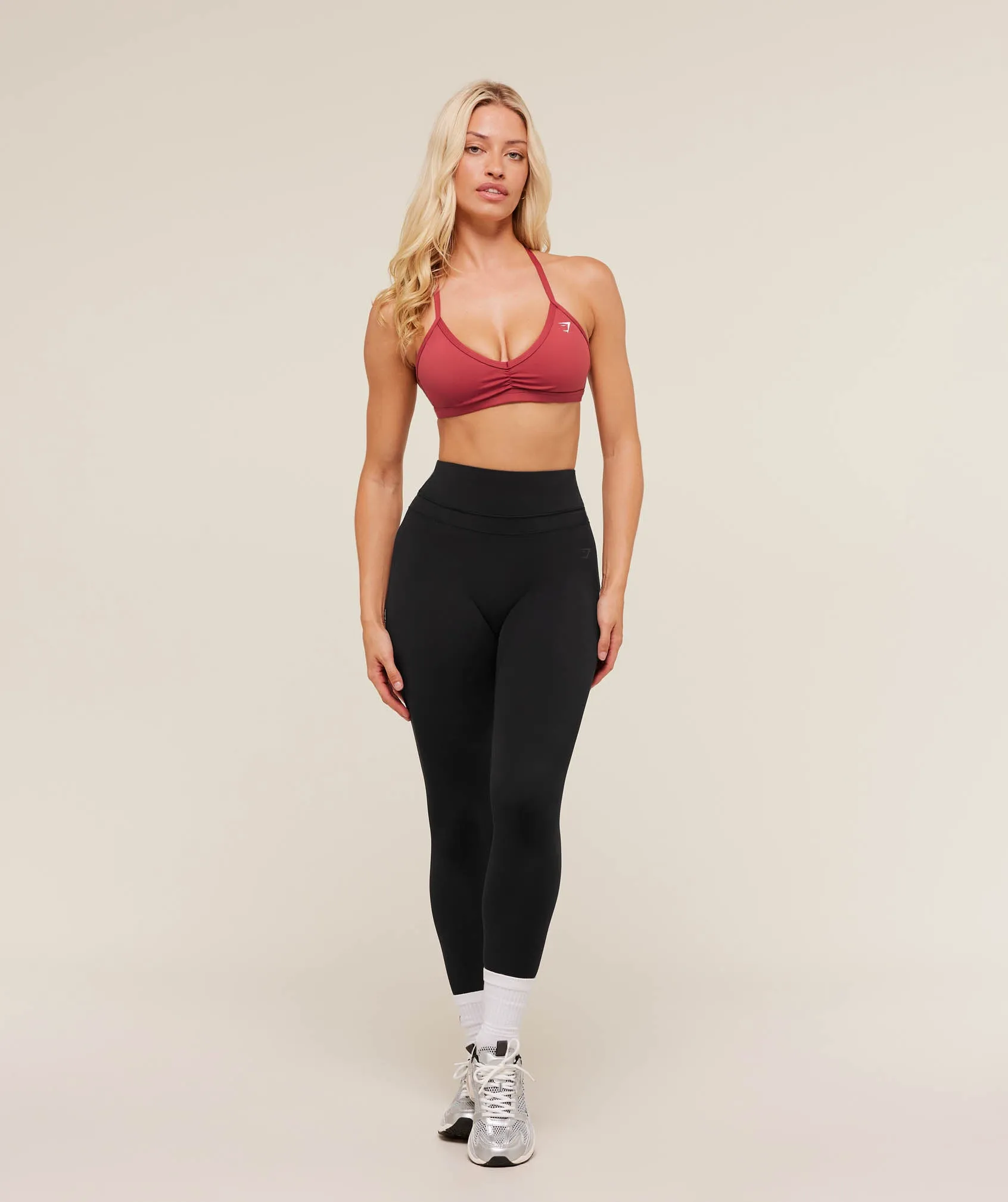 Gymshark Minimal Sports Bra - Athletic Burgundy sold by Gymshark product image thumbnail 4