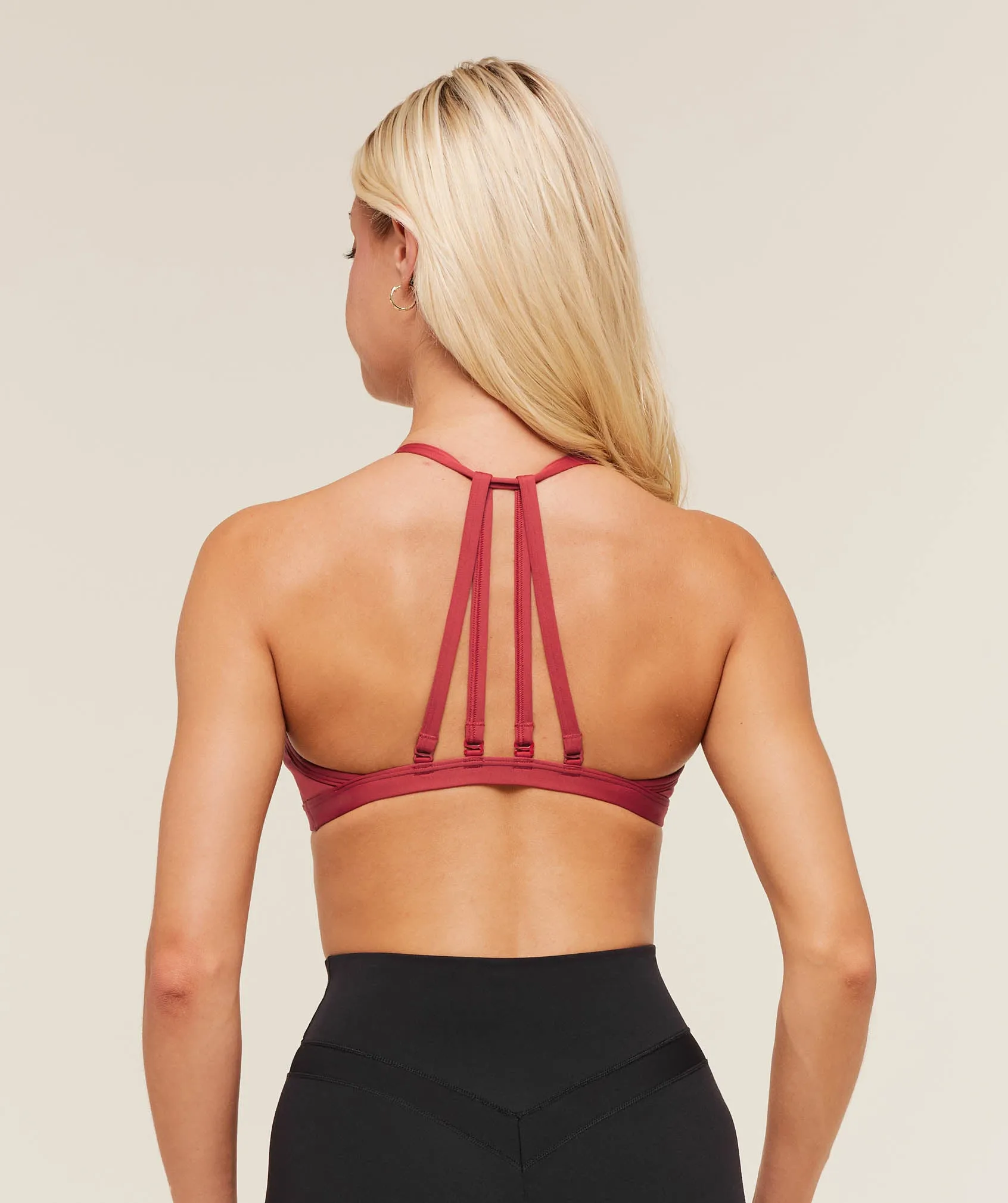 Gymshark Minimal Sports Bra - Athletic Burgundy sold by Gymshark product image thumbnail 2