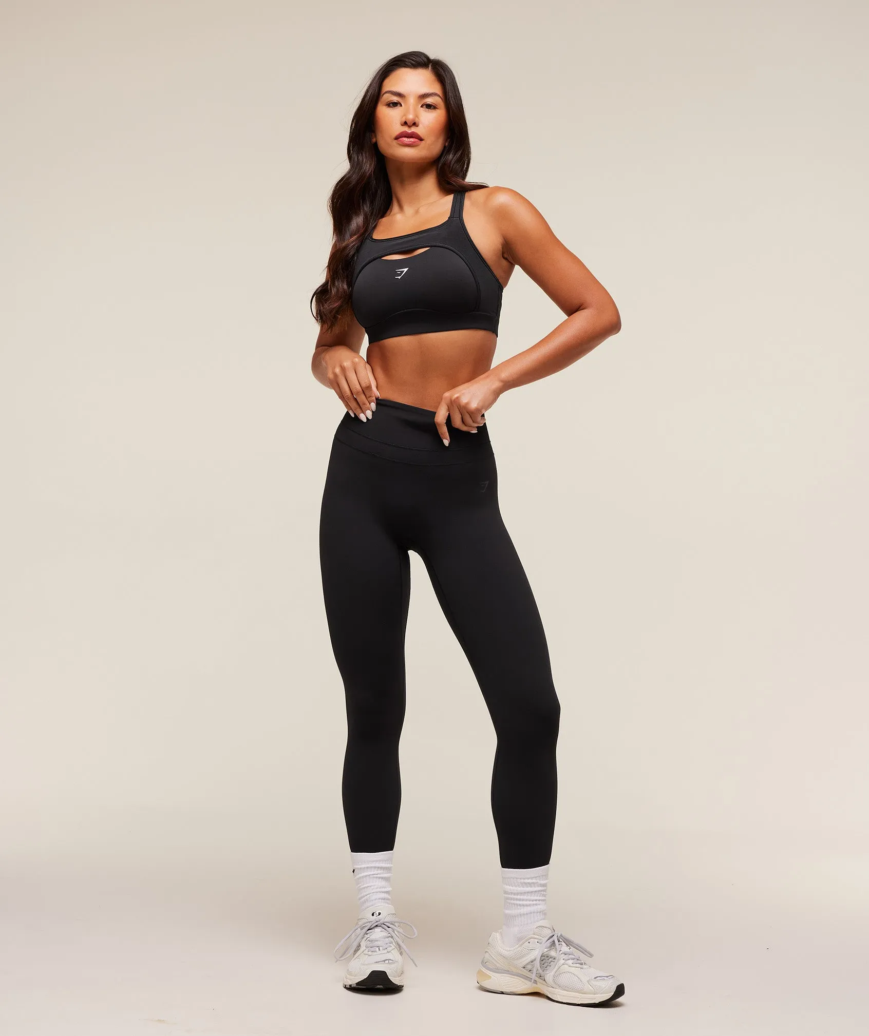 Gymshark Alpha High Support Sports Bra - Black sold by Gymshark product image thumbnail 4