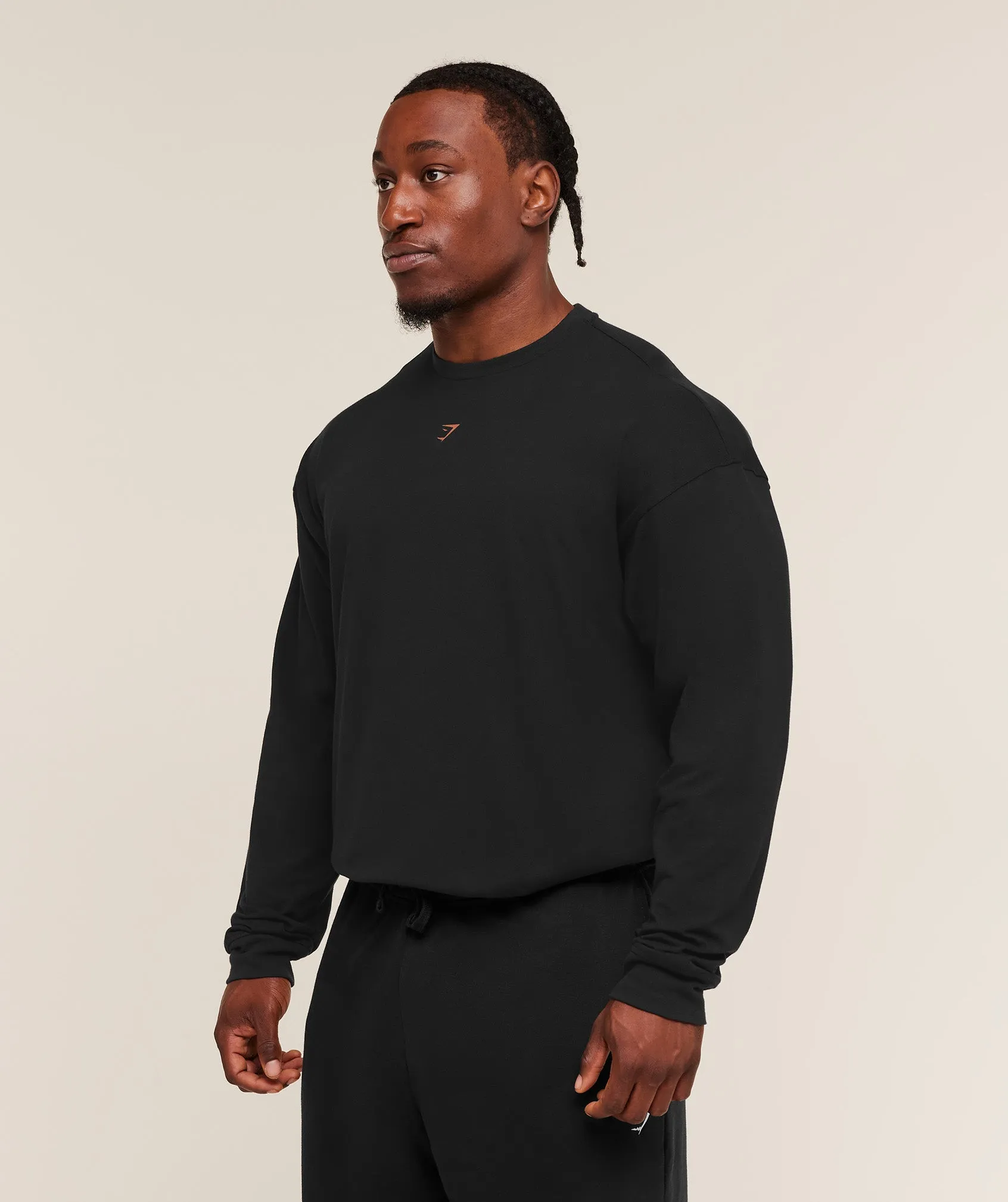 Gymshark Gymshark Strength Long Sleeve T-Shirt - Black sold by Gymshark product image thumbnail 3