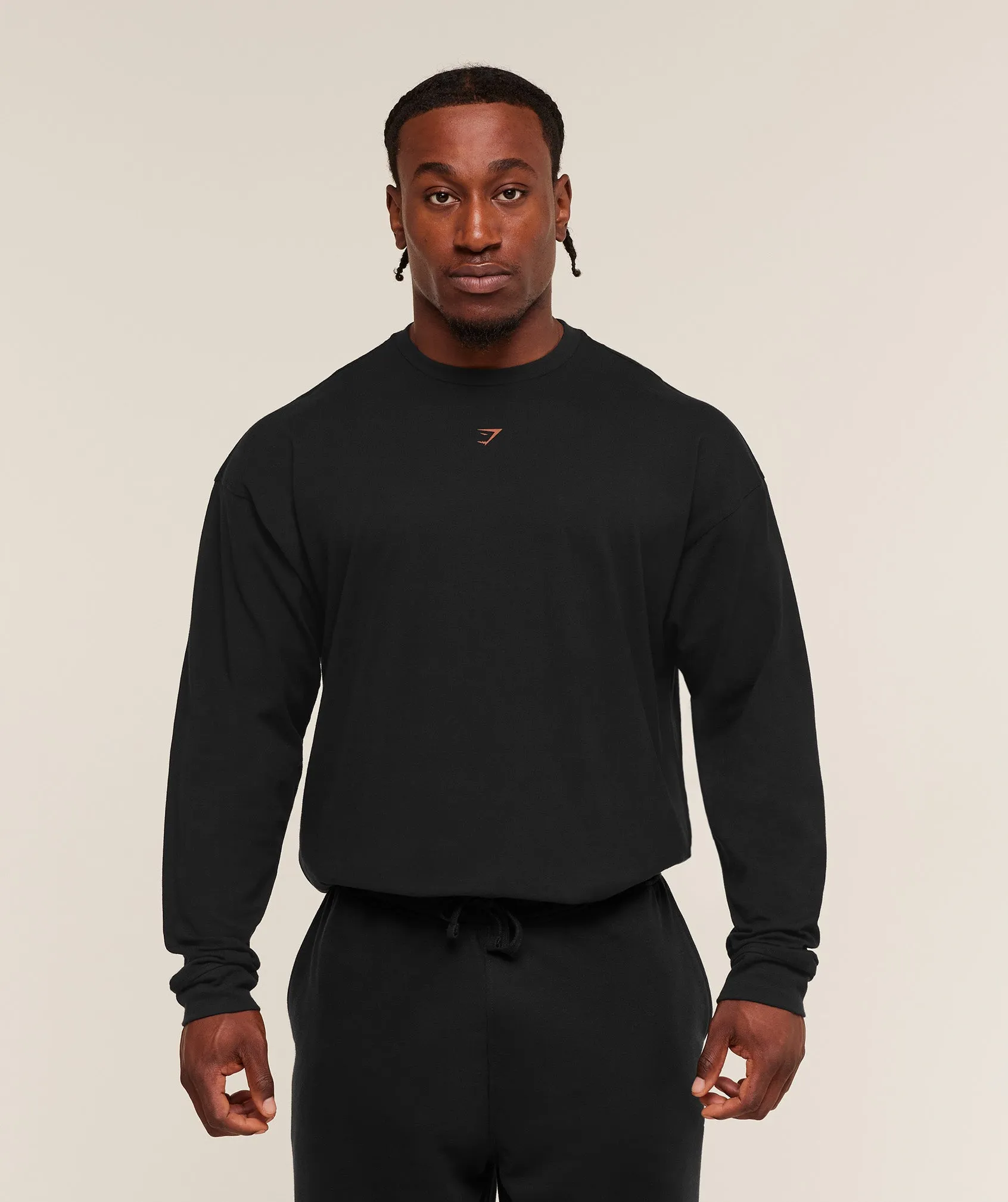 Gymshark Gymshark Strength Long Sleeve T-Shirt - Black sold by Gymshark product image thumbnail 2