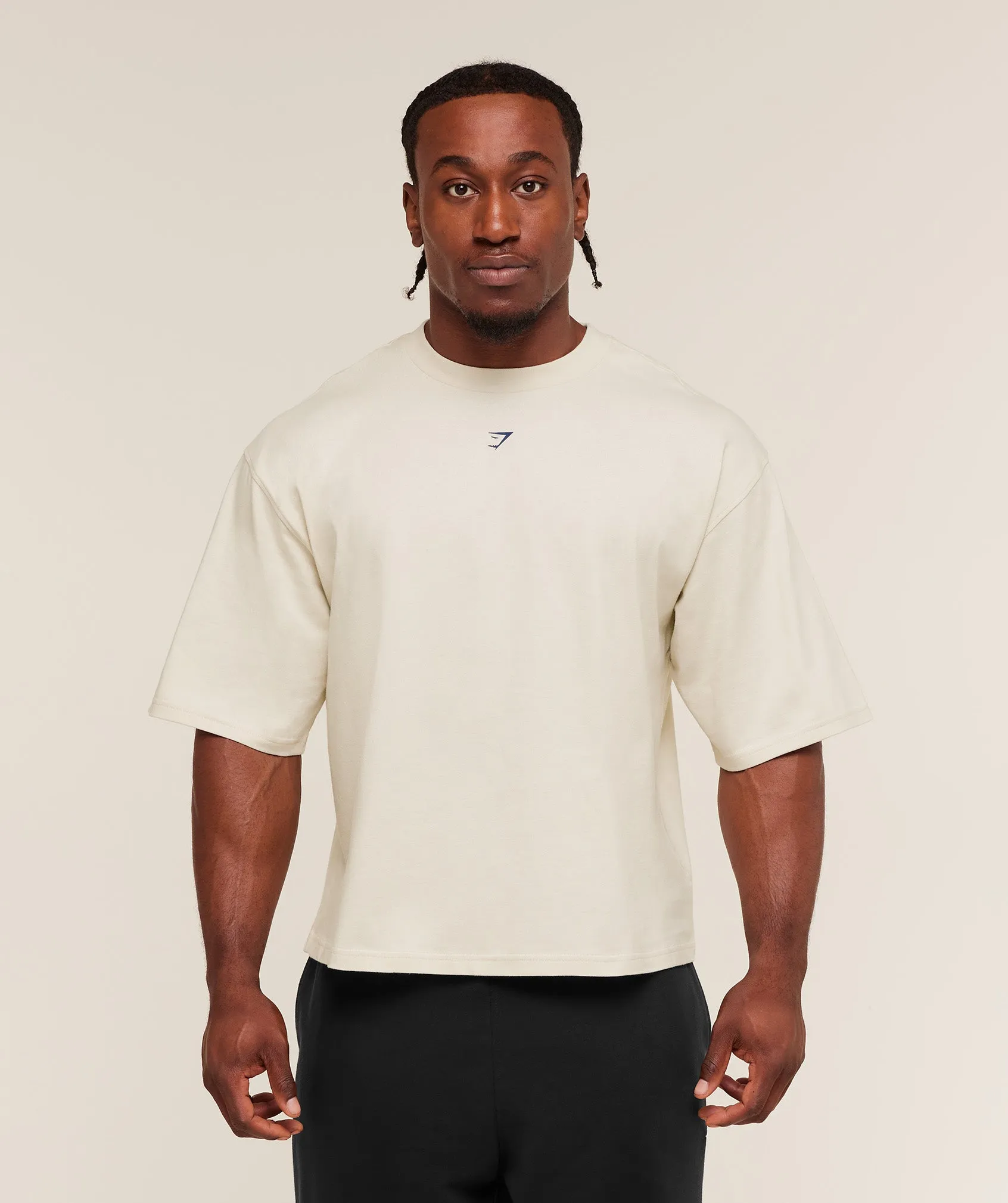 Gymshark Gymshark Strength T-Shirt - Oat White sold by Gymshark product image thumbnail 2