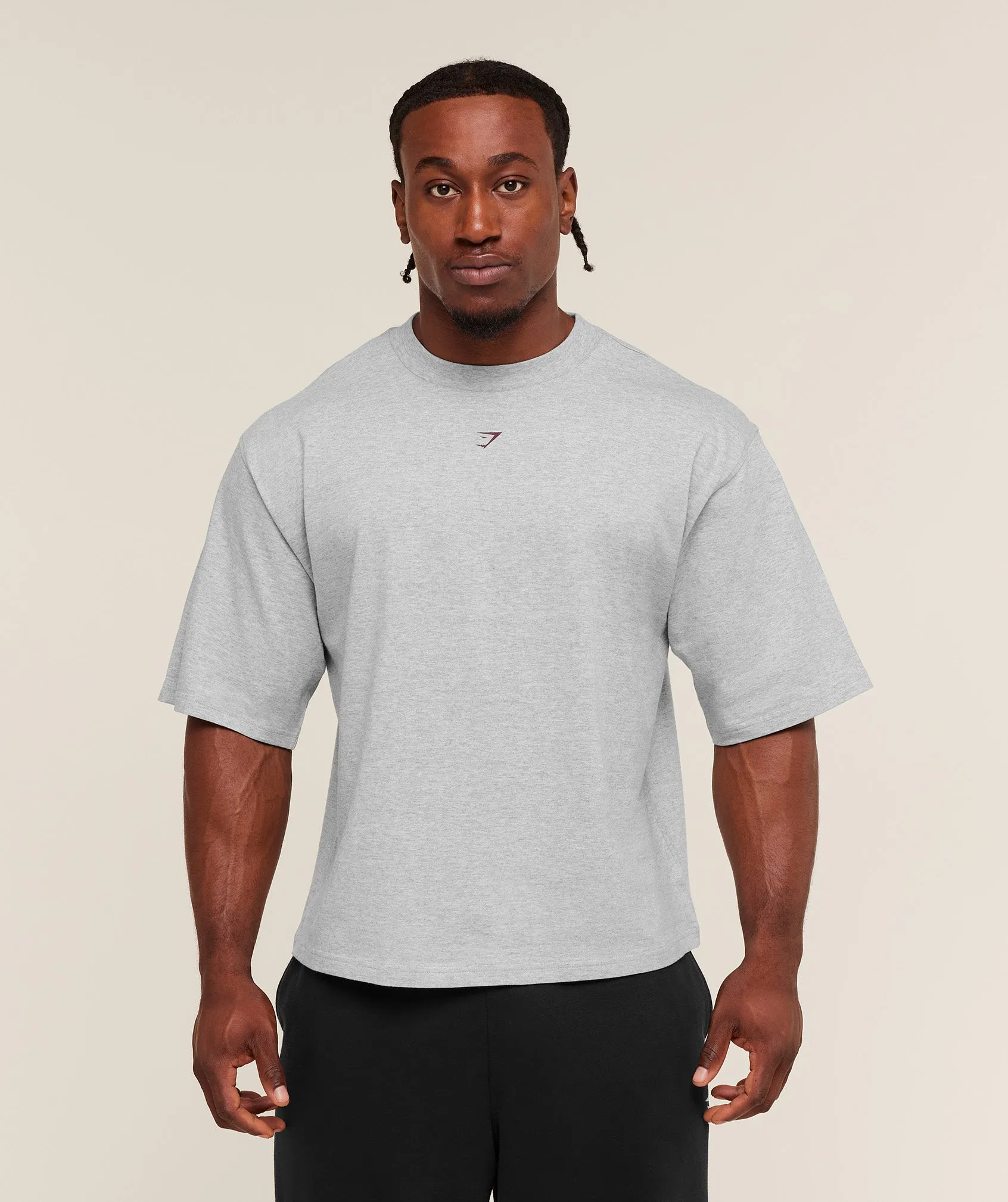 Gymshark Gymshark Strength T-Shirt - Light Grey Core Marl sold by Gymshark product image thumbnail 2