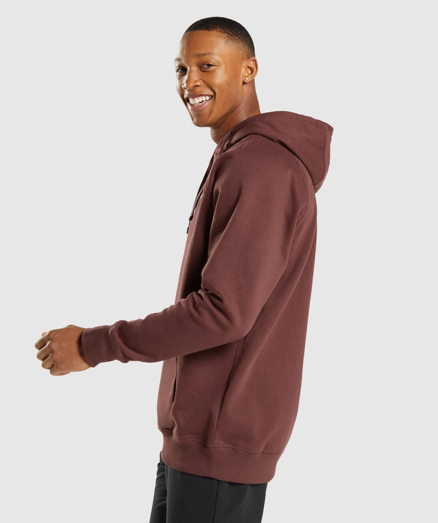 Gymshark Apollo Hoodie - Cherry Brown sold by Gymshark product image thumbnail 3