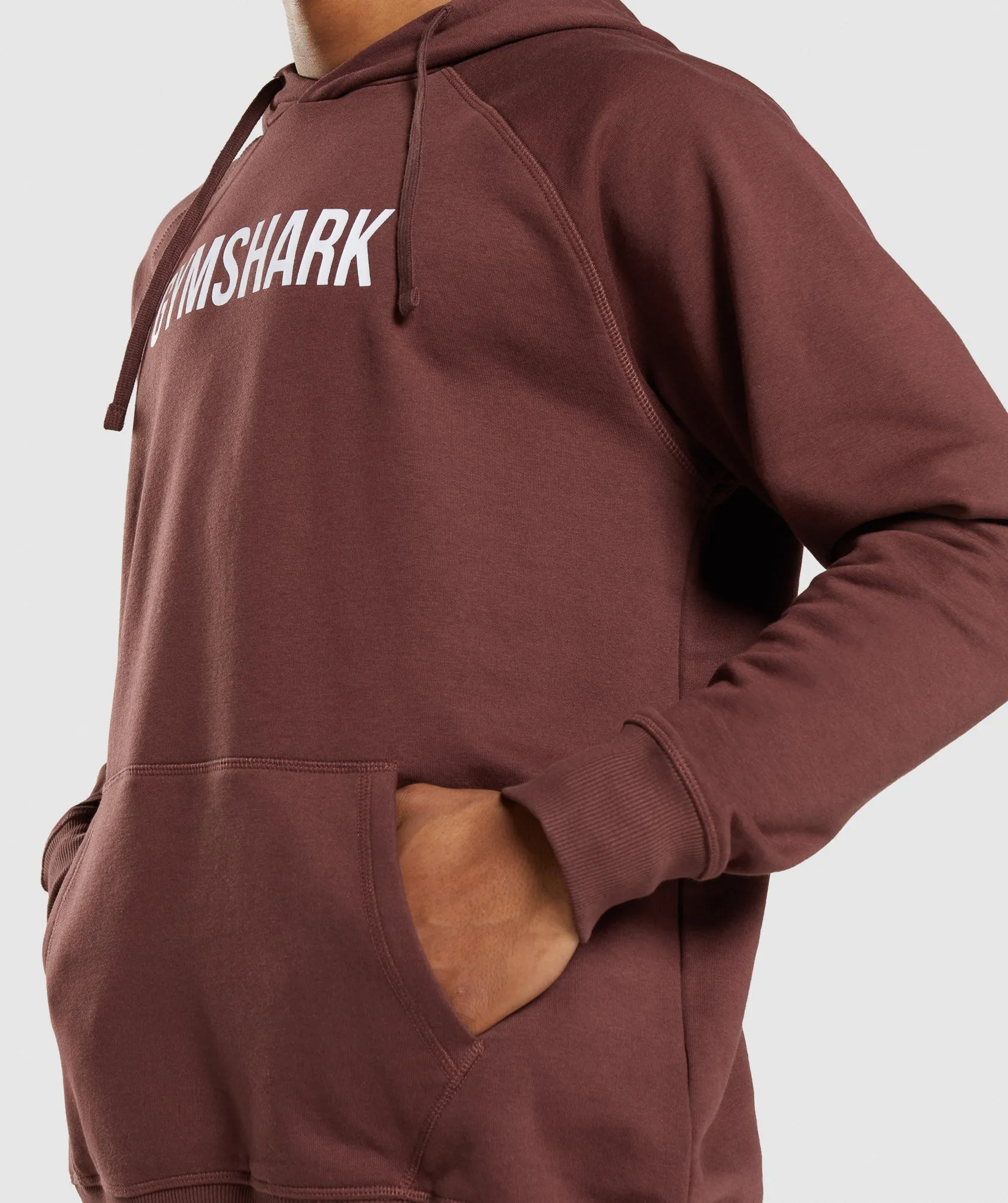 Gymshark Apollo Hoodie - Cherry Brown sold by Gymshark product image thumbnail 5