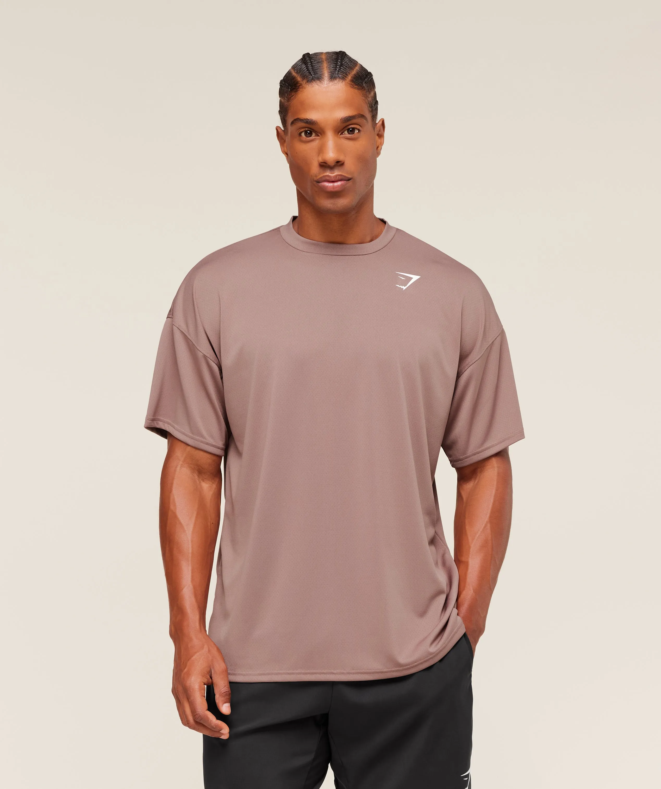 Gymshark Arrival Oversized T-Shirt - Chestnut Pink sold by Gymshark product image thumbnail 4