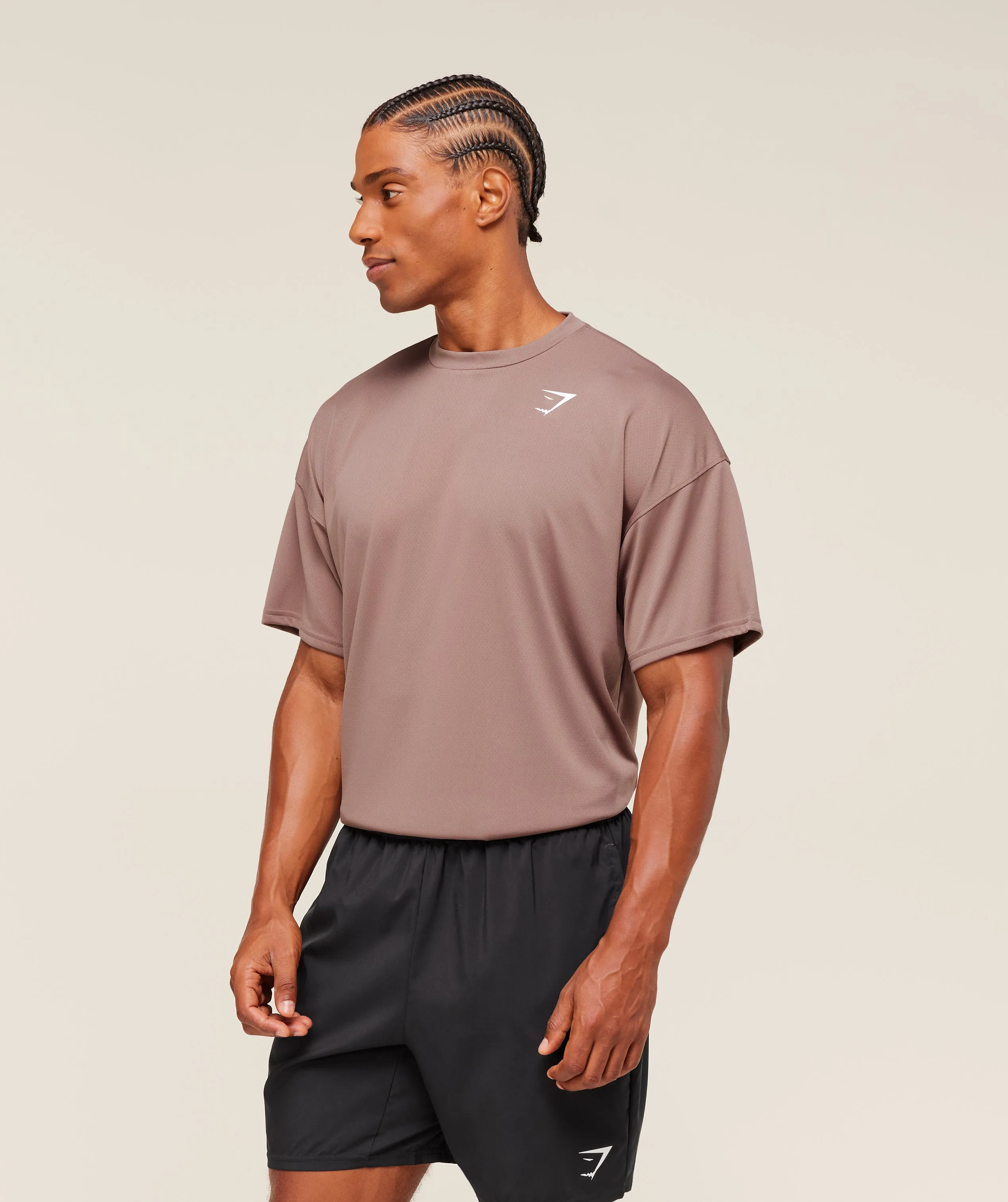 Gymshark Arrival Oversized T-Shirt - Chestnut Pink sold by Gymshark product image thumbnail 3