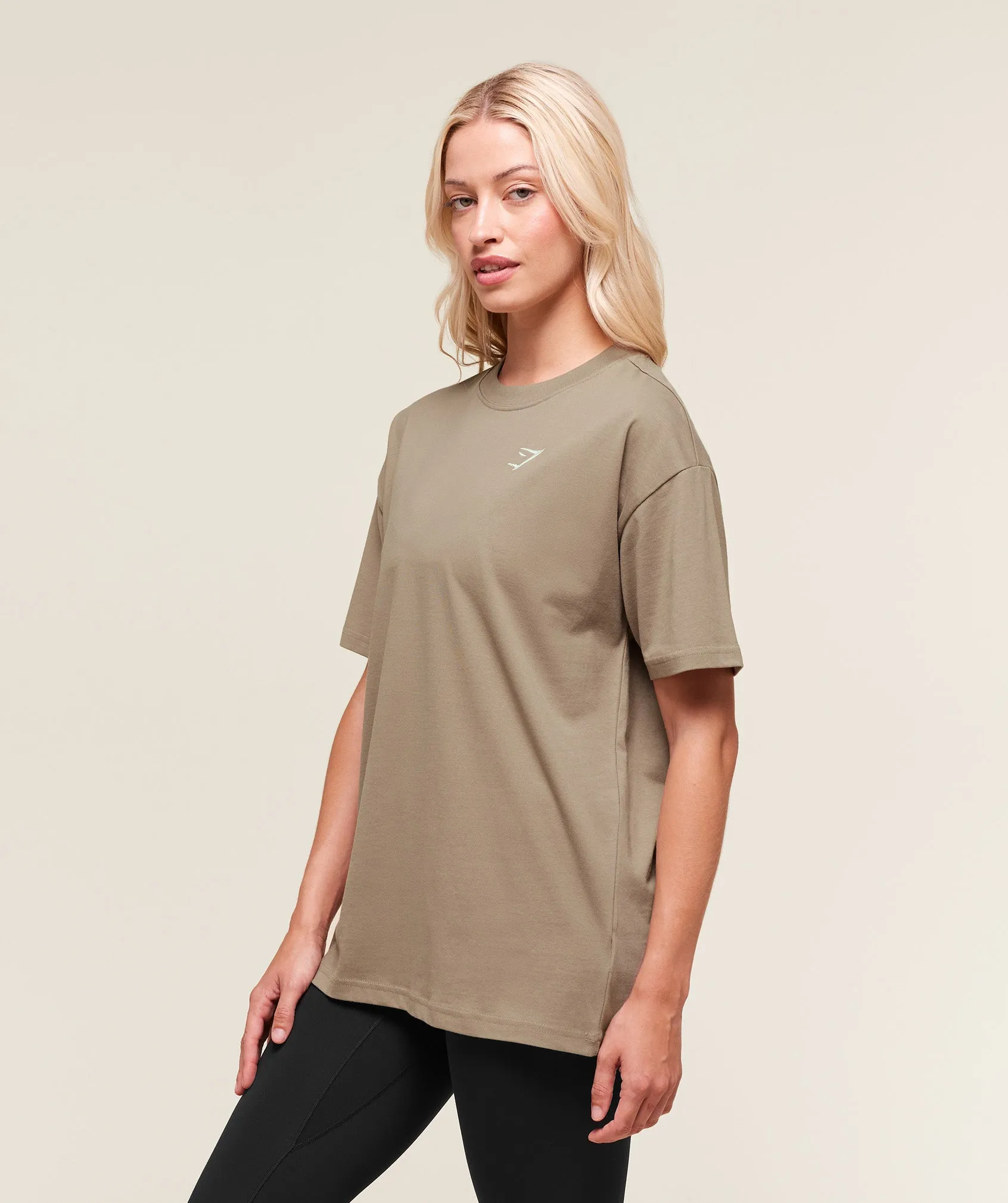Gymshark Training Oversized T-Shirt - Lifestyle Brown sold by Gymshark product image thumbnail 3