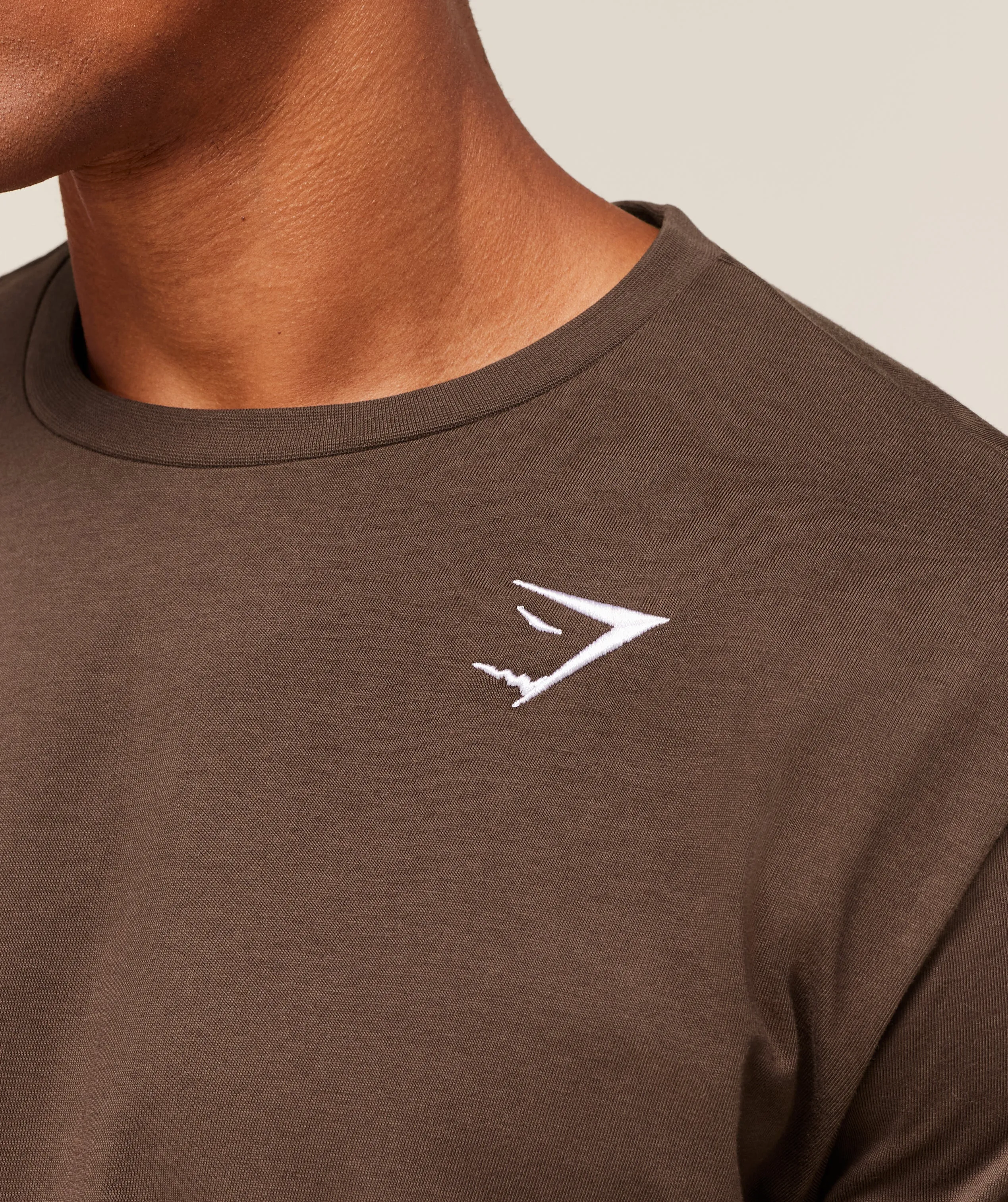 Gymshark Crest T-Shirt - Archive Brown sold by Gymshark product image thumbnail 4