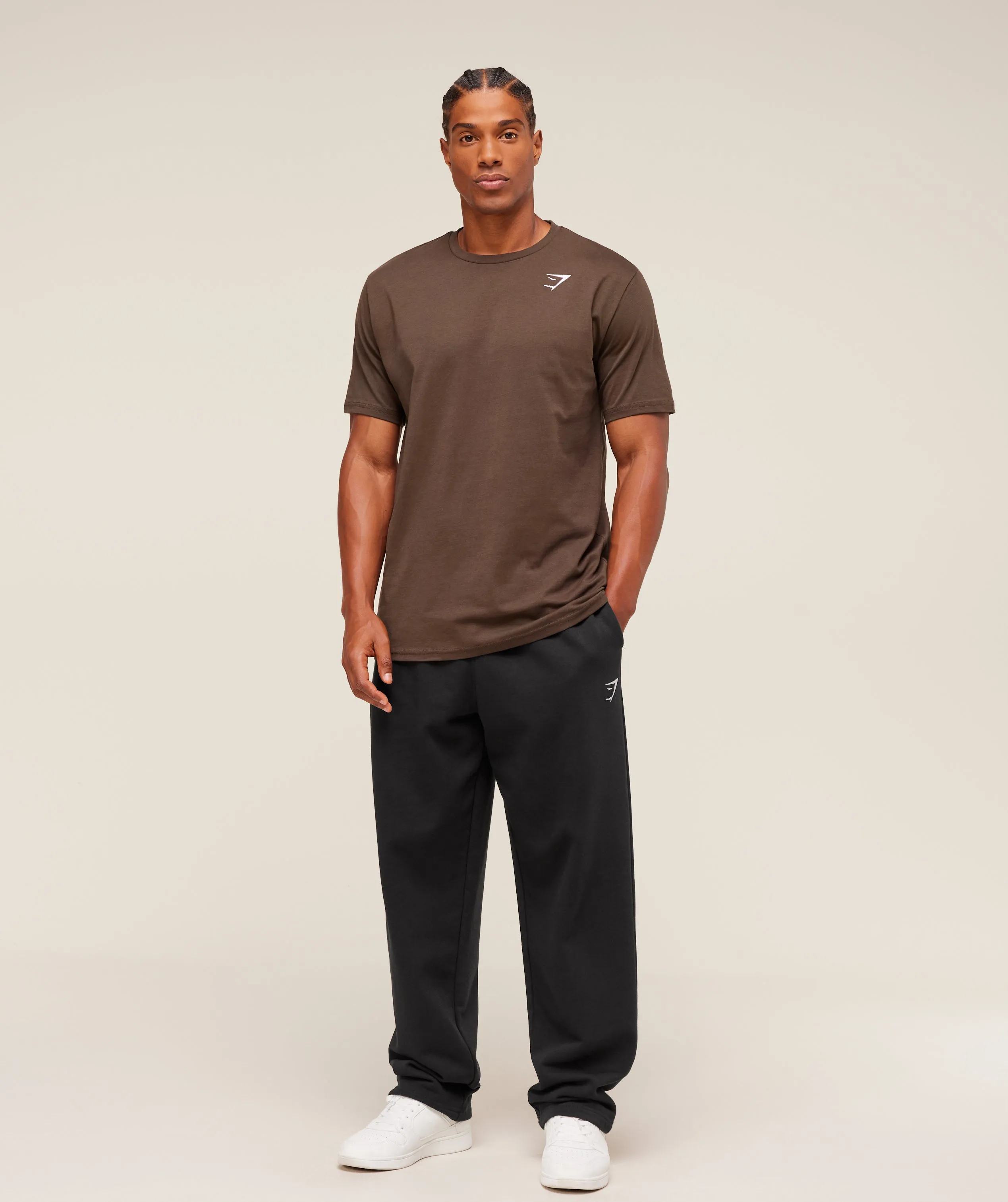 Gymshark Crest T-Shirt - Archive Brown sold by Gymshark product image thumbnail 5