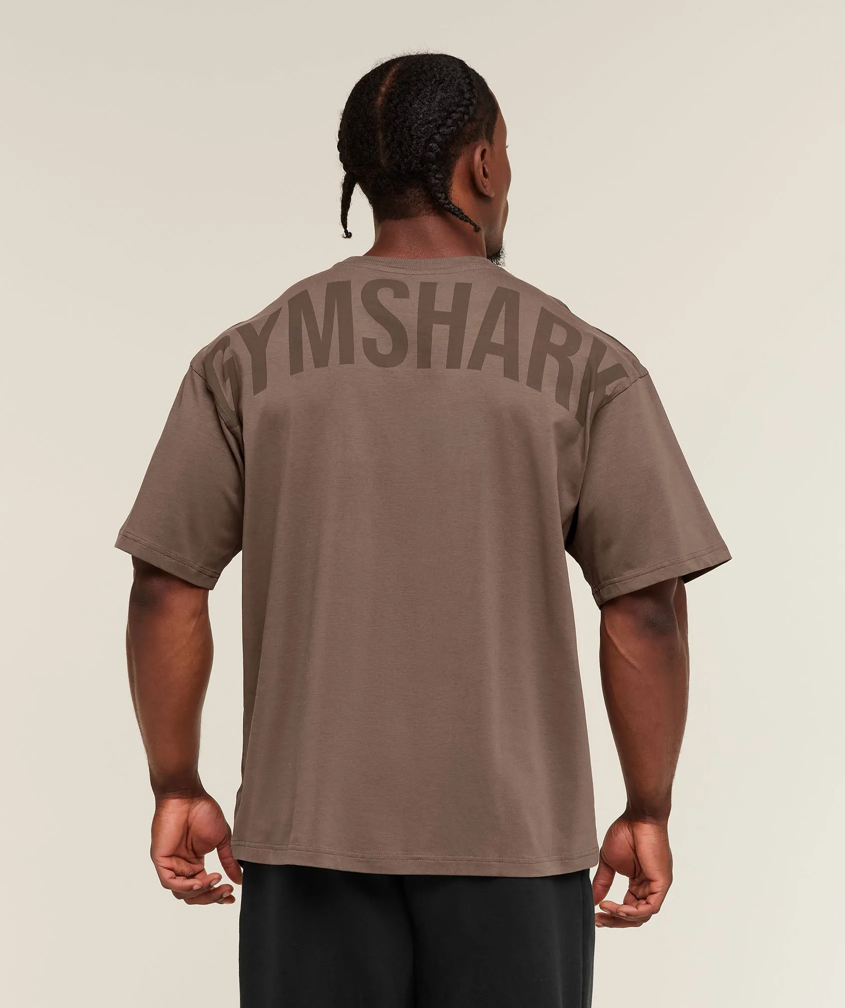 Gymshark Power T-Shirt - Soft Brown sold by Gymshark product image thumbnail 5