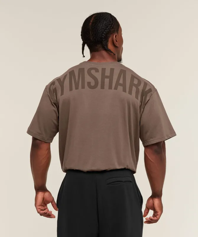 Gymshark Power T-Shirt - Soft Brown made by Gymshark