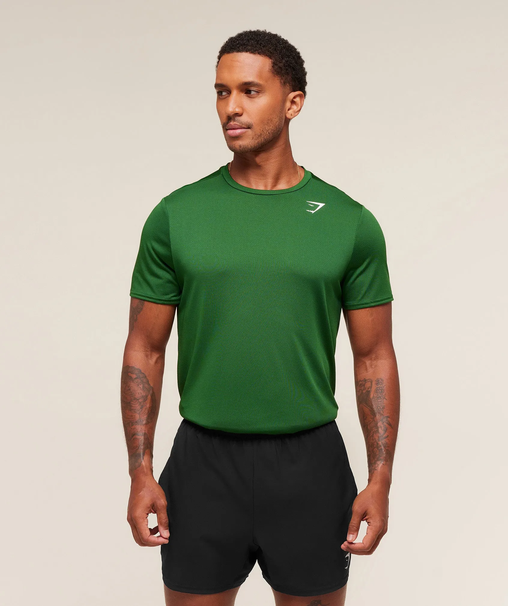 Gymshark Arrival T-Shirt - Athletic Green sold by Gymshark product image thumbnail 4