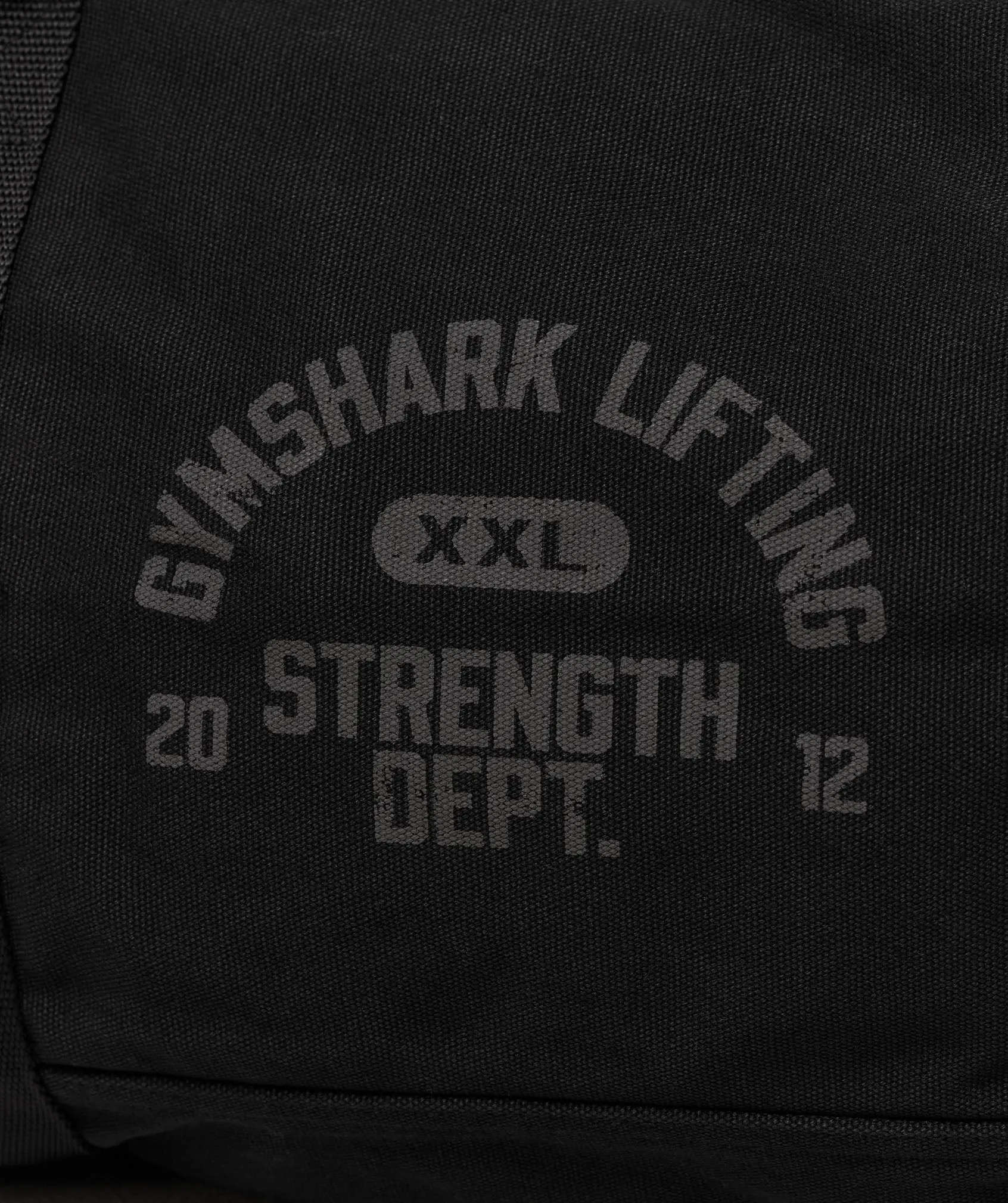 Gymshark Strength Dept Canvas Duffle Bag - Black sold by Gymshark product image thumbnail 2