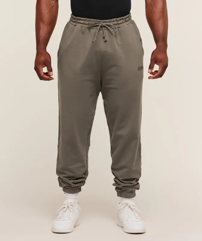 Gymshark Olde English Joggers - Camo Brown sold by Gymshark