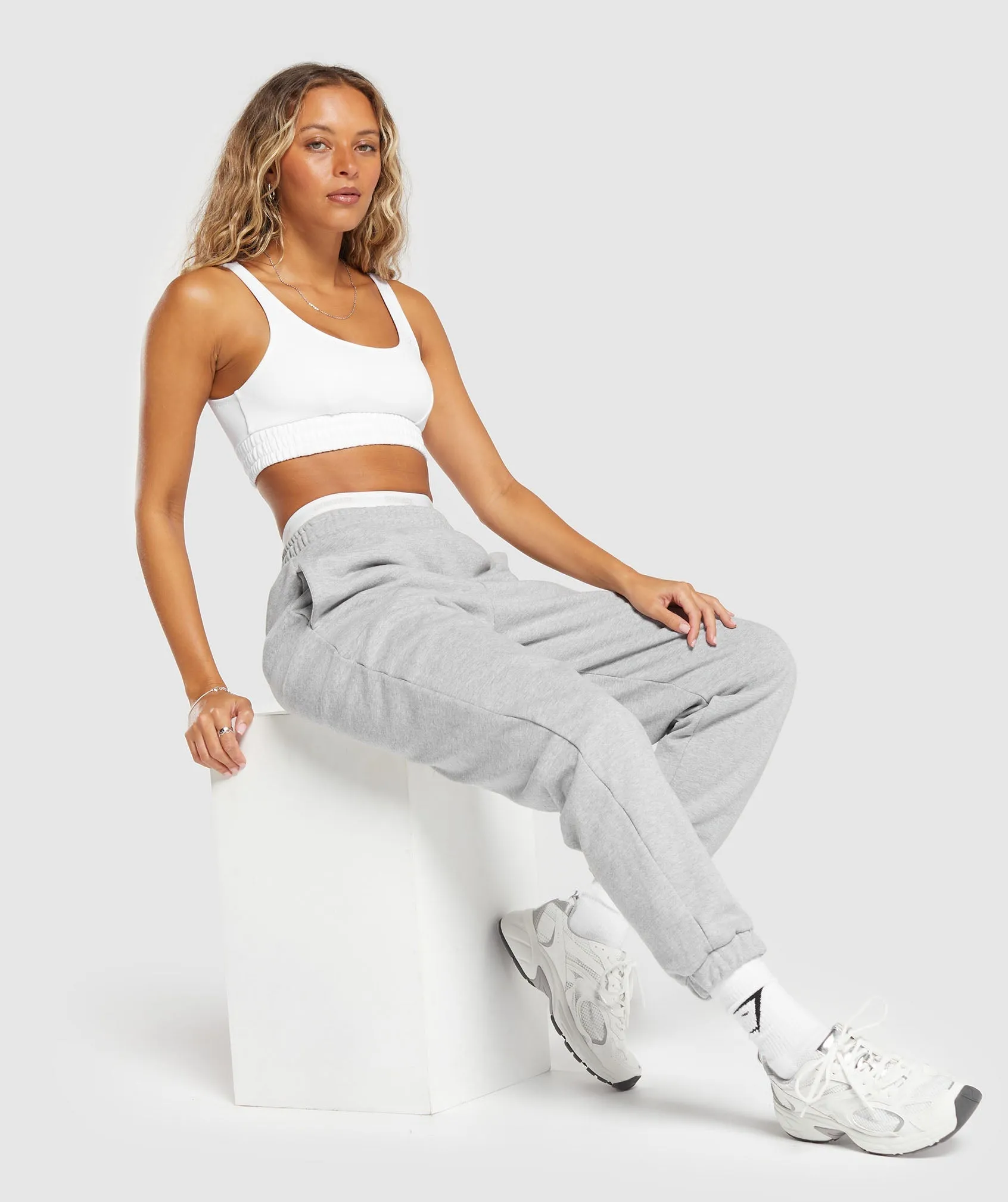 Gymshark Sweatshirt Bralette - White sold by Gymshark product image thumbnail 4