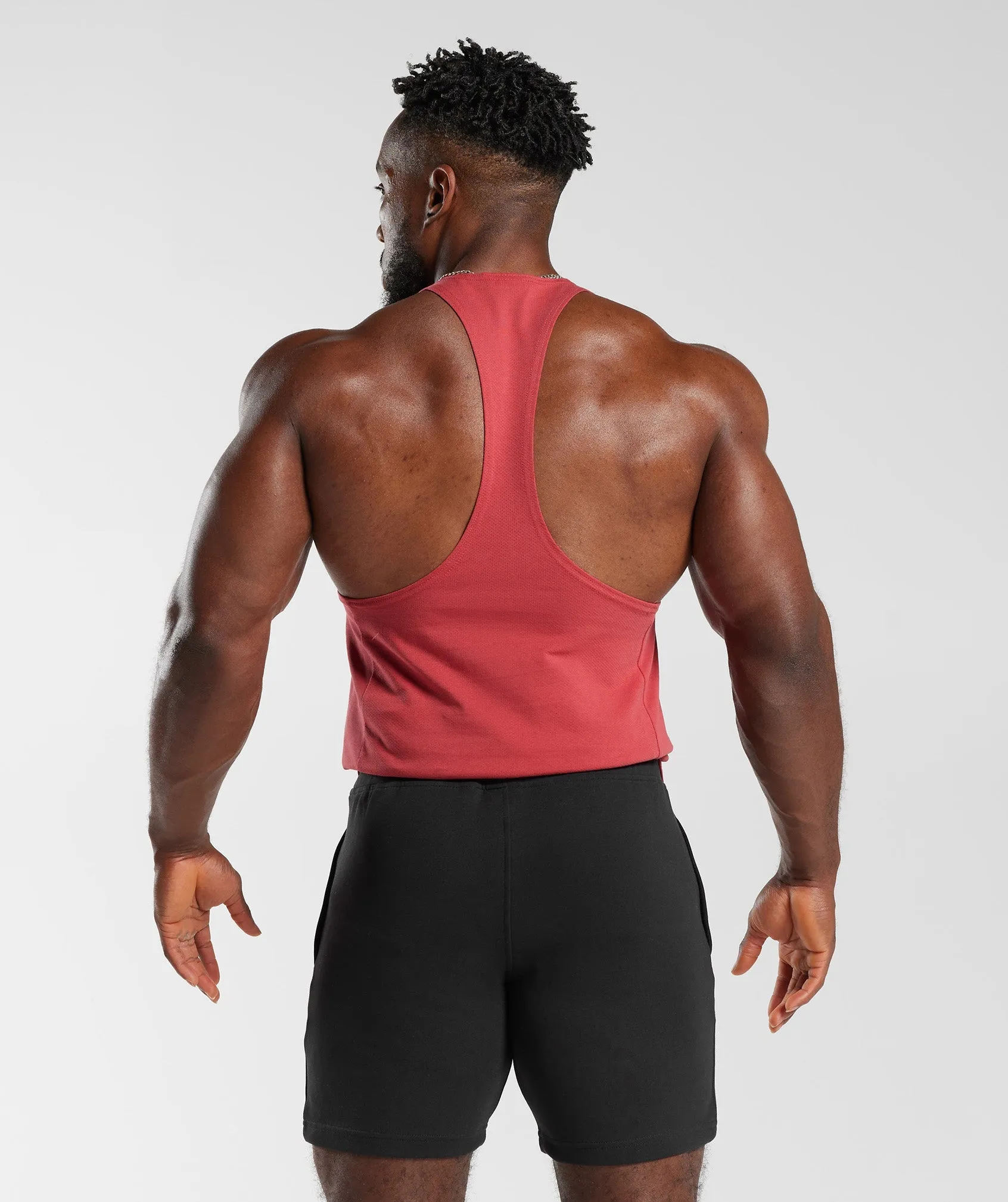 Gymshark React Stringer - Sundried Red sold by Gymshark product image thumbnail 2