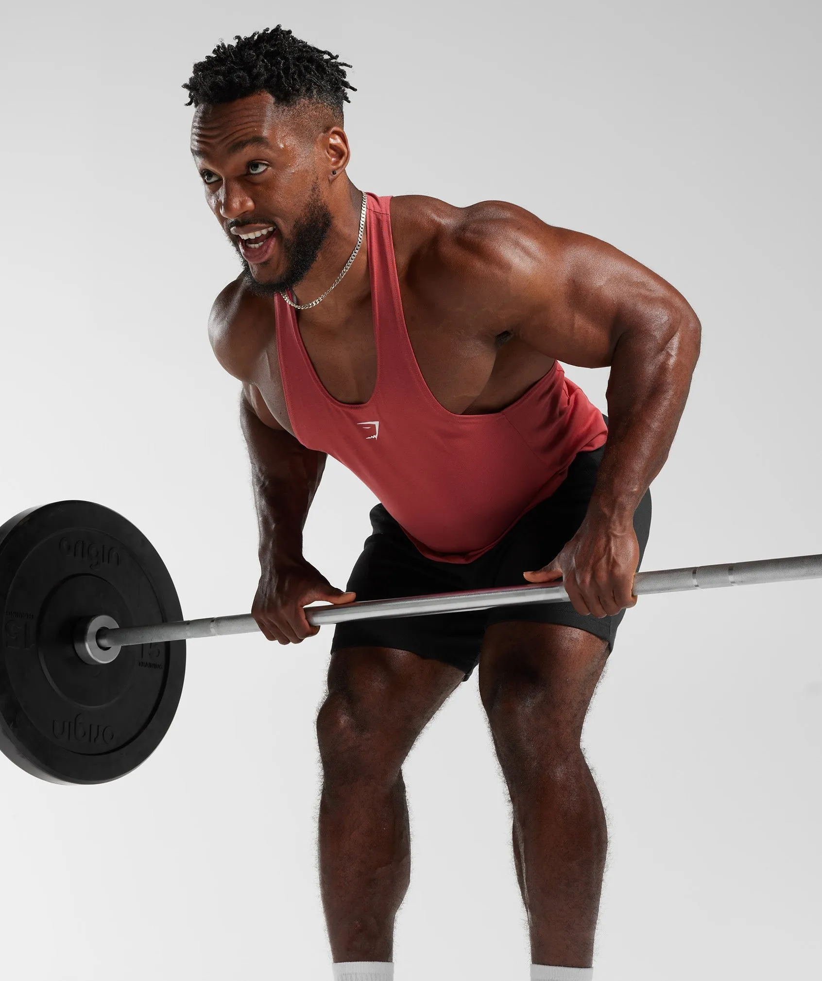 Gymshark React Stringer - Sundried Red sold by Gymshark product image thumbnail 4