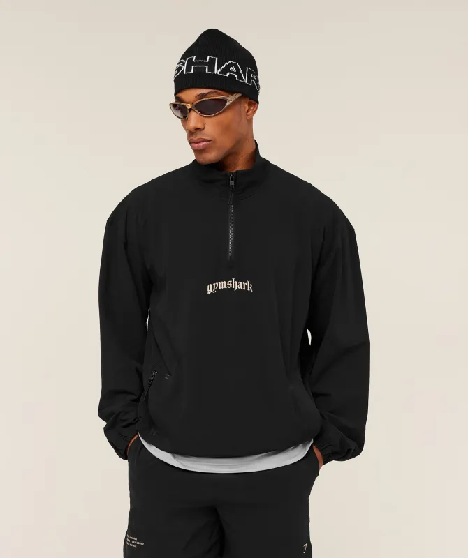 Gymshark Tactical Shell 1/4 Zip - Black sold by Gymshark
