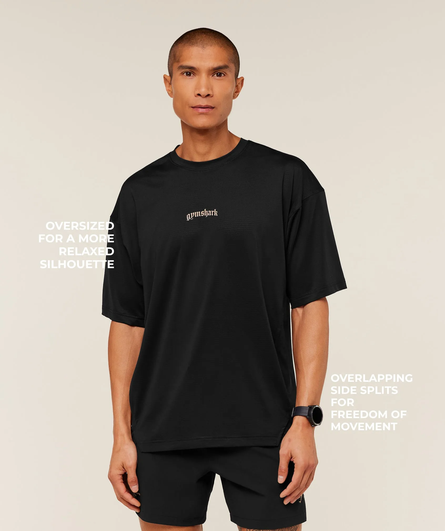 Gymshark Tactical Oversized T-Shirt - Black sold by Gymshark product image thumbnail 2