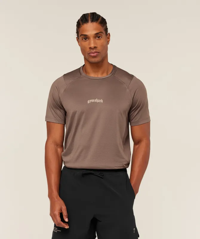 Gymshark Tactical T-Shirt - Soft Brown sold by Gymshark