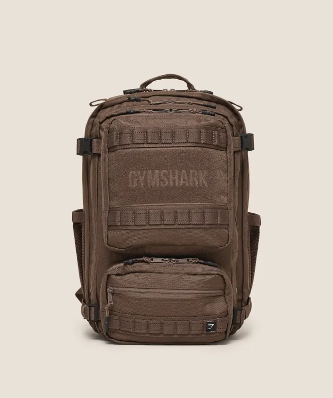 Gymshark Tactical Backpack - Soft Brown sold by Gymshark