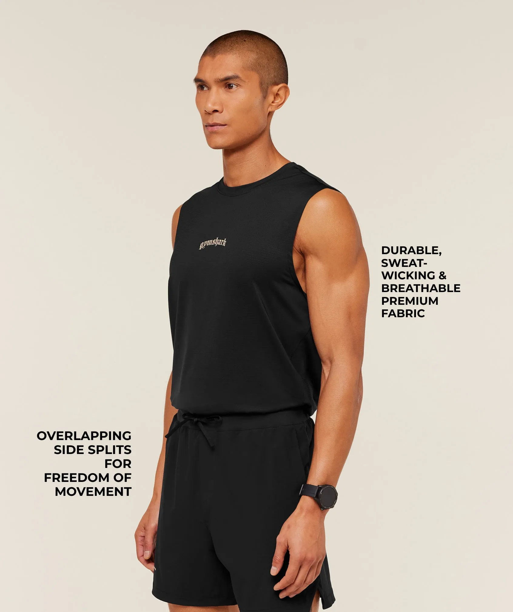Gymshark Tactical Tank - Black sold by Gymshark product image thumbnail 2
